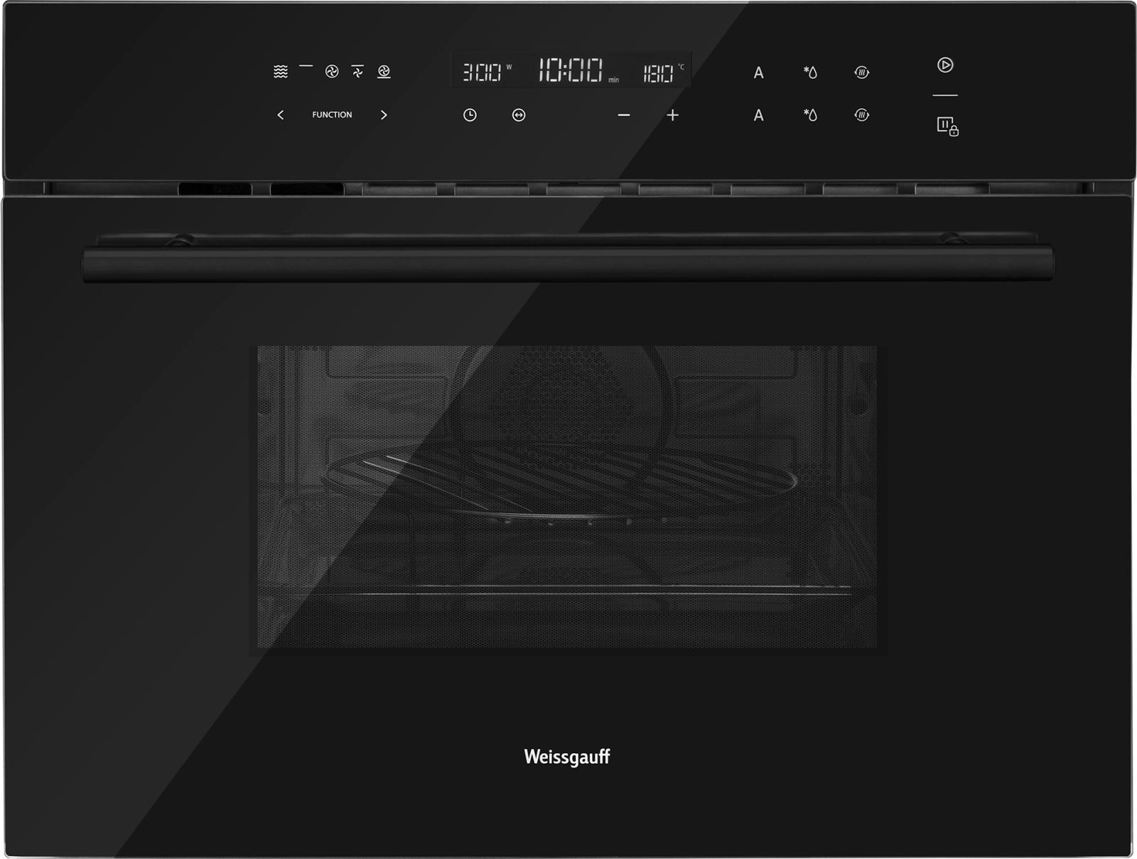 Духовой шкаф Электрический Weissgauff OE 446 Black Edition черный — фото 1