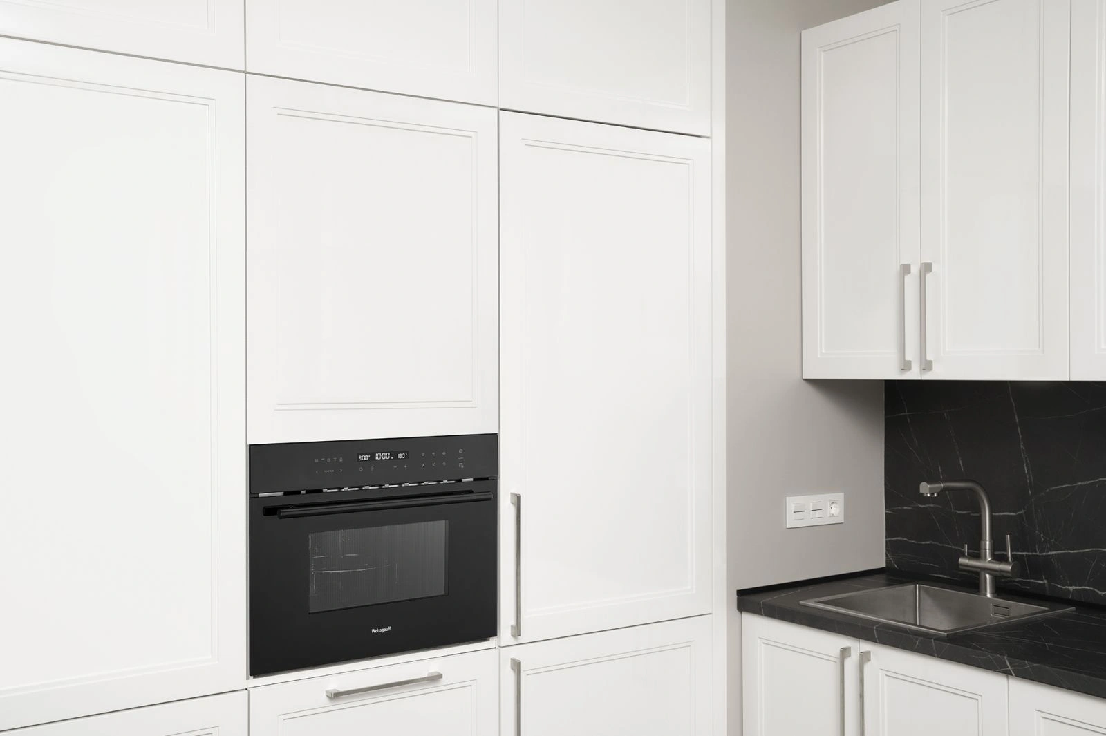 Духовой шкаф Электрический Weissgauff OE 446 Black Edition черный — миниатюра 4