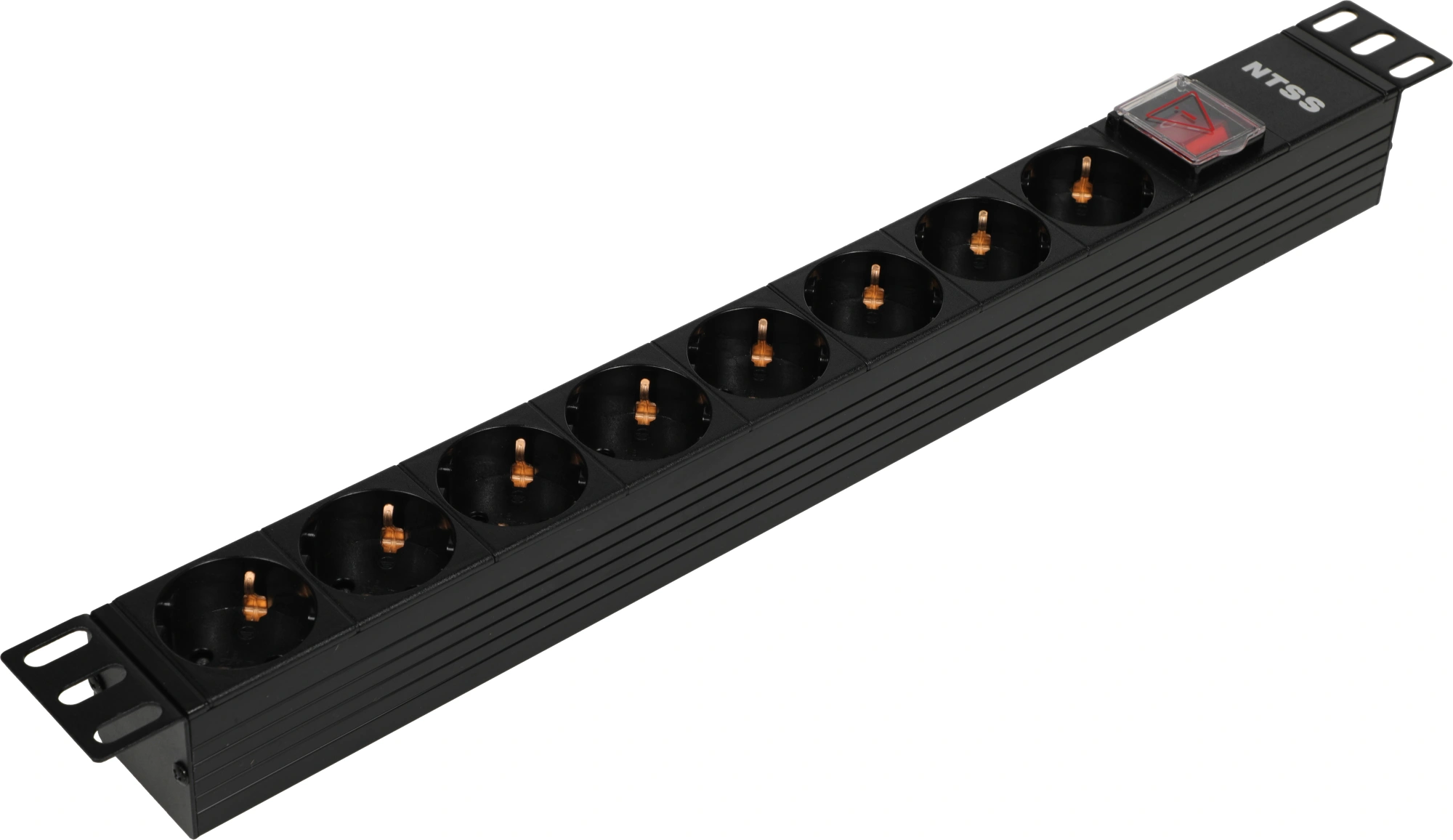 Блок распределения питания NTSS NTSS-PDU-DA1015 гор.размещ. 8xSchuko базовые 10A C14 — фото 1