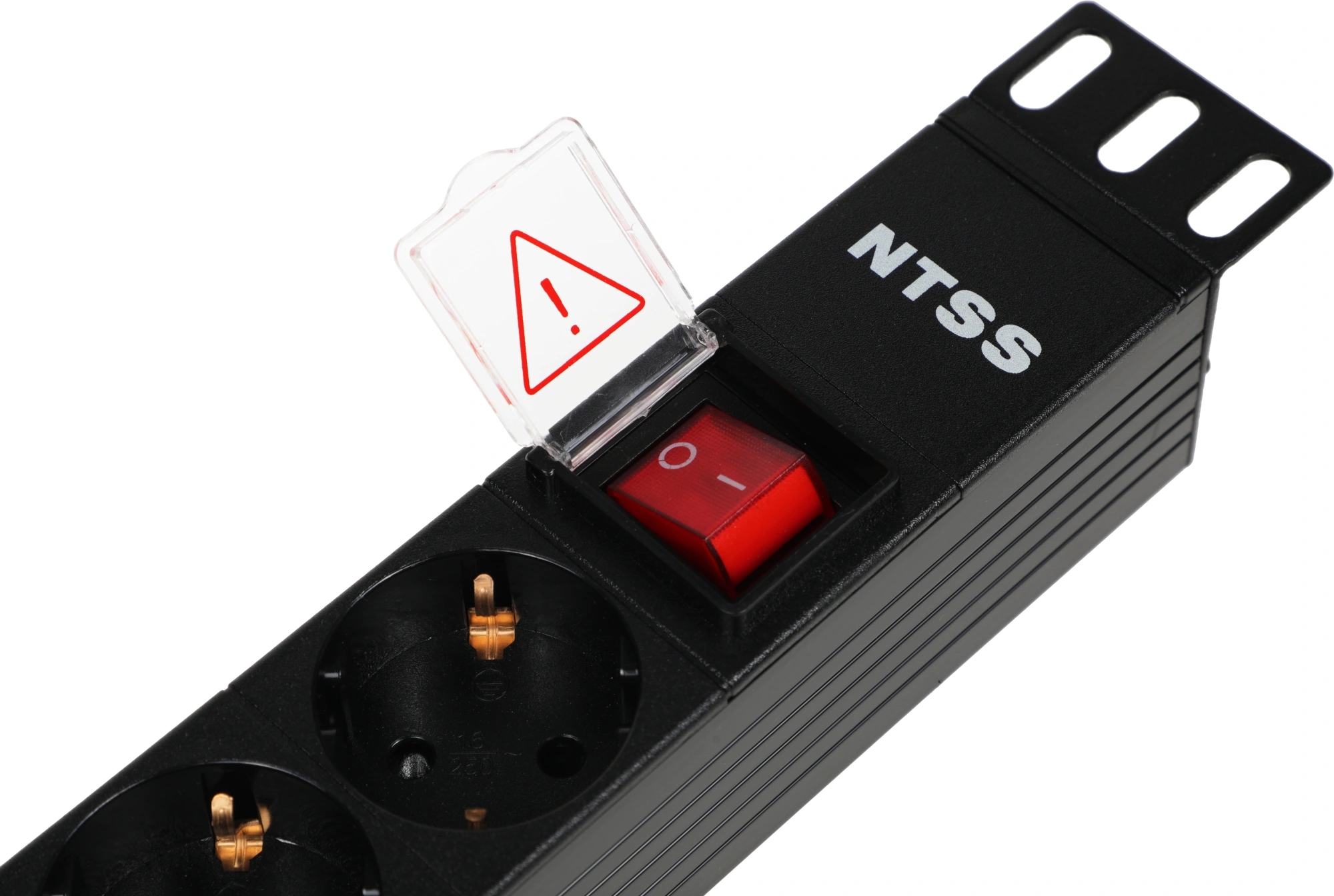 Блок распределения питания NTSS NTSS-PDU-DA1015 гор.размещ. 8xSchuko базовые 10A C14 — миниатюра 3