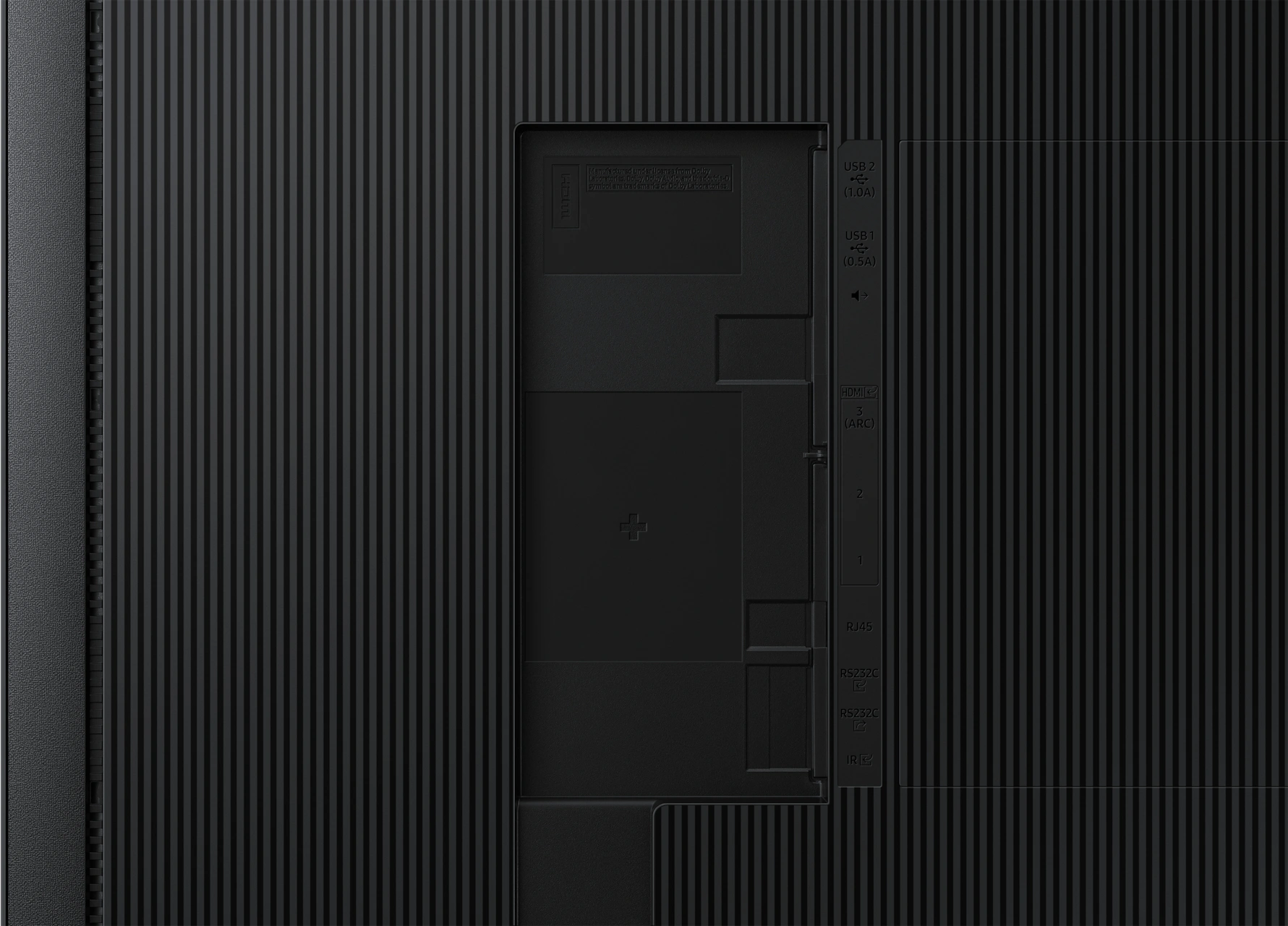 Панель Samsung 75" QB75C черный VA LED 8ms 16:9 HDMI матовая 350cd 178гр/178гр 3840x1920 4K USB 38.3кг — миниатюра 4