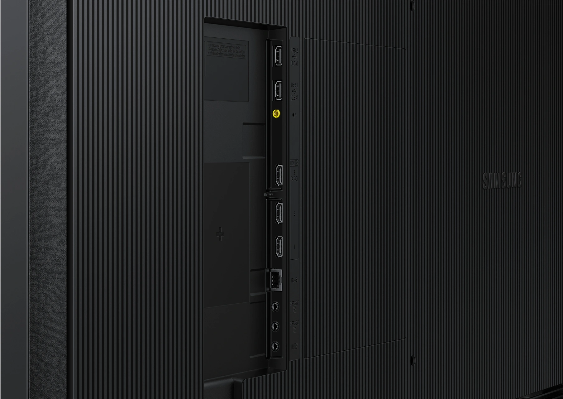 Панель Samsung 75" QB75C черный VA LED 8ms 16:9 HDMI матовая 350cd 178гр/178гр 3840x1920 4K USB 38.3кг — миниатюра 5