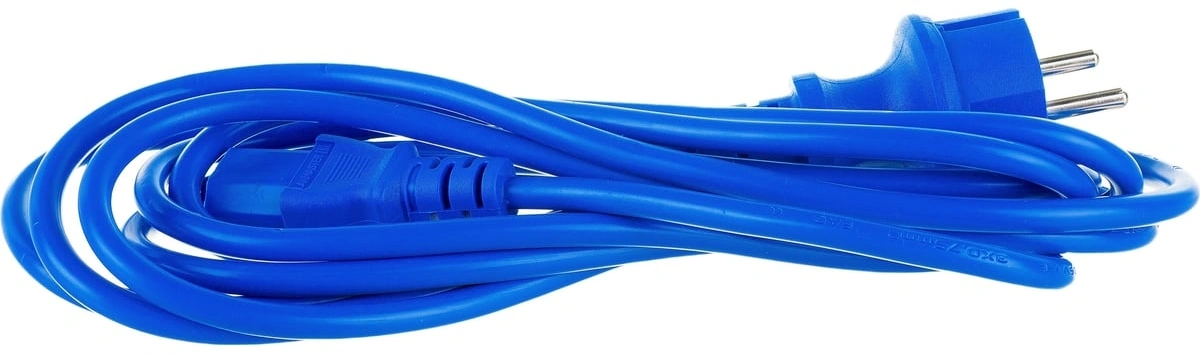 Шнур питания Lanmaster LAN-PP13/SH-3.0-BL C13-Schuko проводник.:3x0.75мм2 3м 220В 10А синий — миниатюра 2