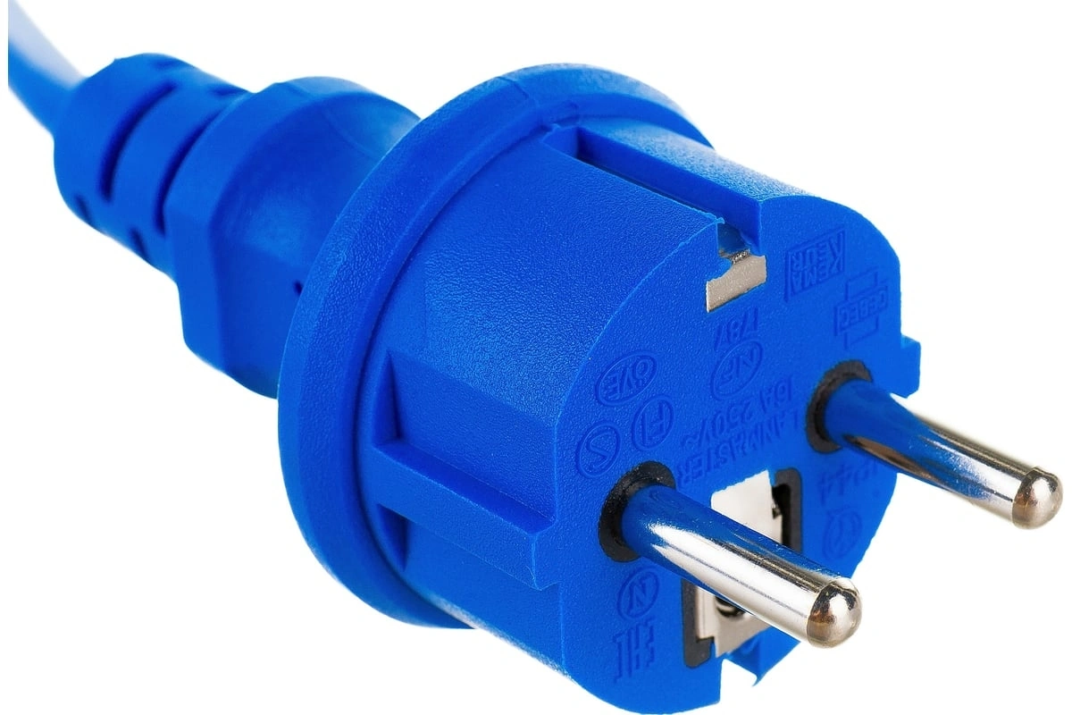 Шнур питания Lanmaster LAN-PP13/SH-3.0-BL C13-Schuko проводник.:3x0.75мм2 3м 220В 10А синий — миниатюра 4