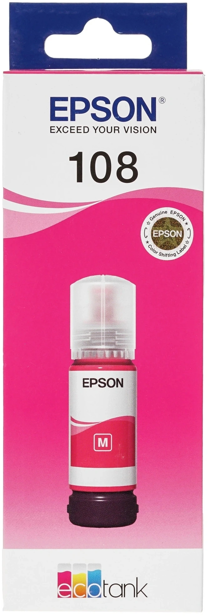 Чернила Epson 108 C13T09C34A пурпурный 70мл для Epson L8050/L18050 — миниатюра 2