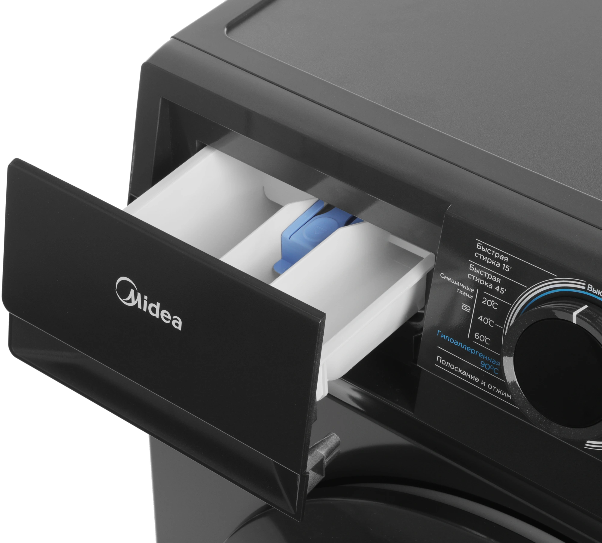 Стиральная машина Midea MF100W70/S-RU класс: A загр.фронтальная макс.:7кг темно-серебристый — миниатюра 7