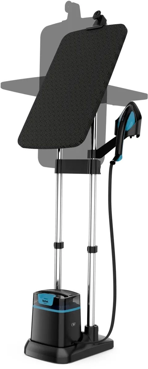 Отпариватель напольный Tefal Ixeo+ QT1511E0 2980Вт черный/голубой — миниатюра 3