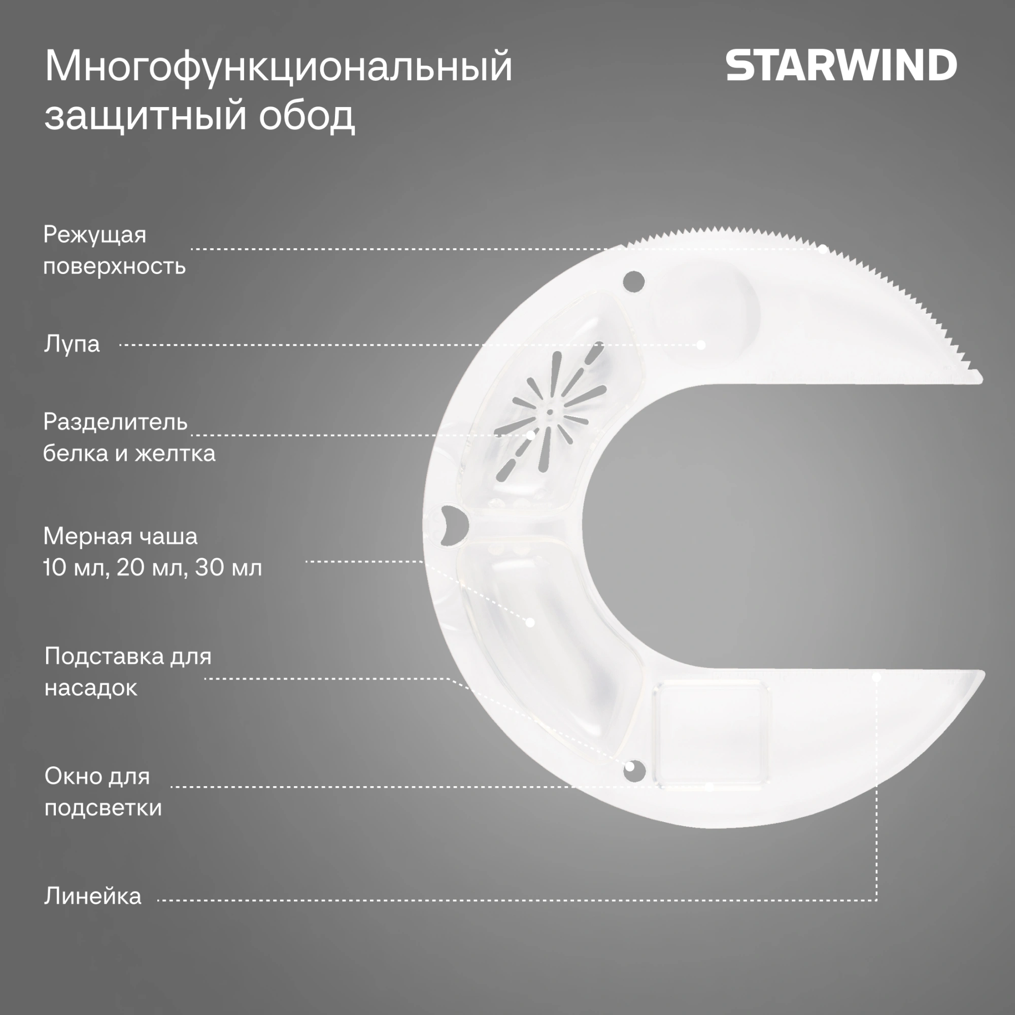 Миксер планетарный Starwind SPM2152 1500Вт кремовый — миниатюра 24