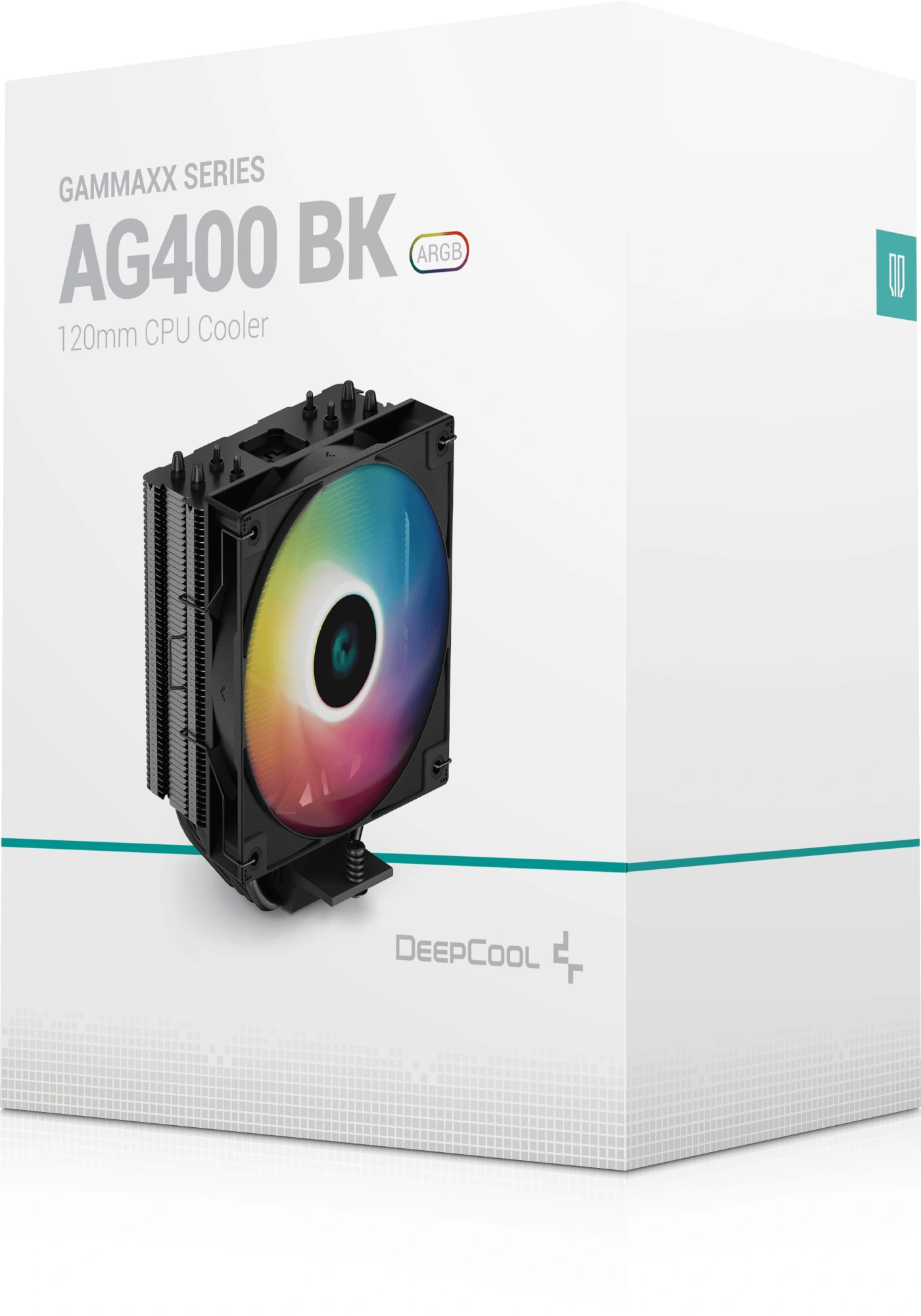 Устройство охлаждения(кулер) Deepcool AG400 Bk ARGB Soc-AM5/AM4/1200/1700/1851 черный/белый 4-pin 31.6dB Al+Cu 220W 614gr Ret (R-AG400-BKANMC-G-2) — миниатюра 10