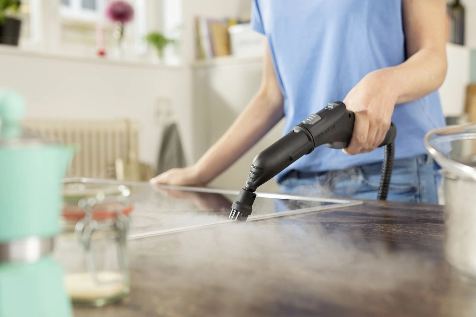 Пароочиститель напольный Karcher EasyFix SC 3 Deluxe 1900Вт белый — миниатюра 6
