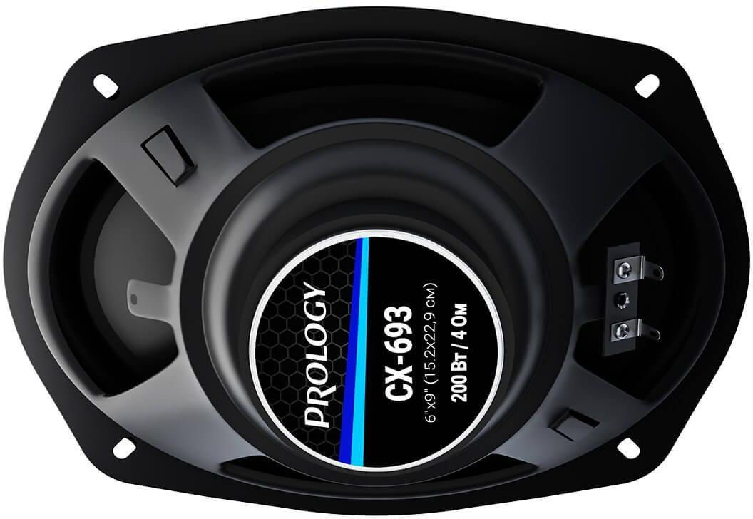 Колонки автомобильные Prology CX-693 200Вт 90дБ 4Ом 15x23см (6x9дюйм) (ком.:2кол.) коаксиальные трехполосные — миниатюра 8