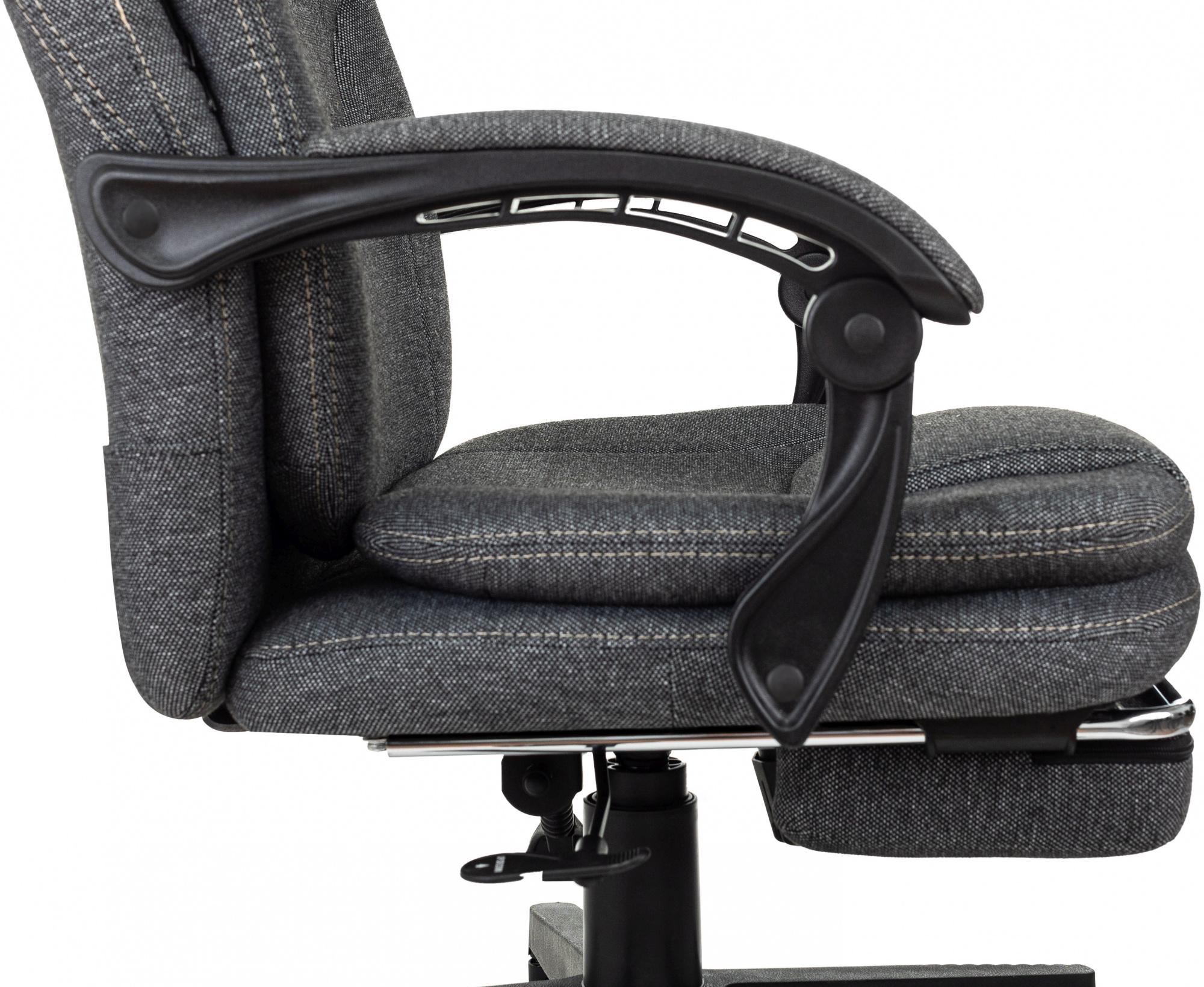Кресло руководителя Бюрократ CH868MSGF серый 3C1 крестов пластик подстдля ног пластик черный - Дополнительные фотографии