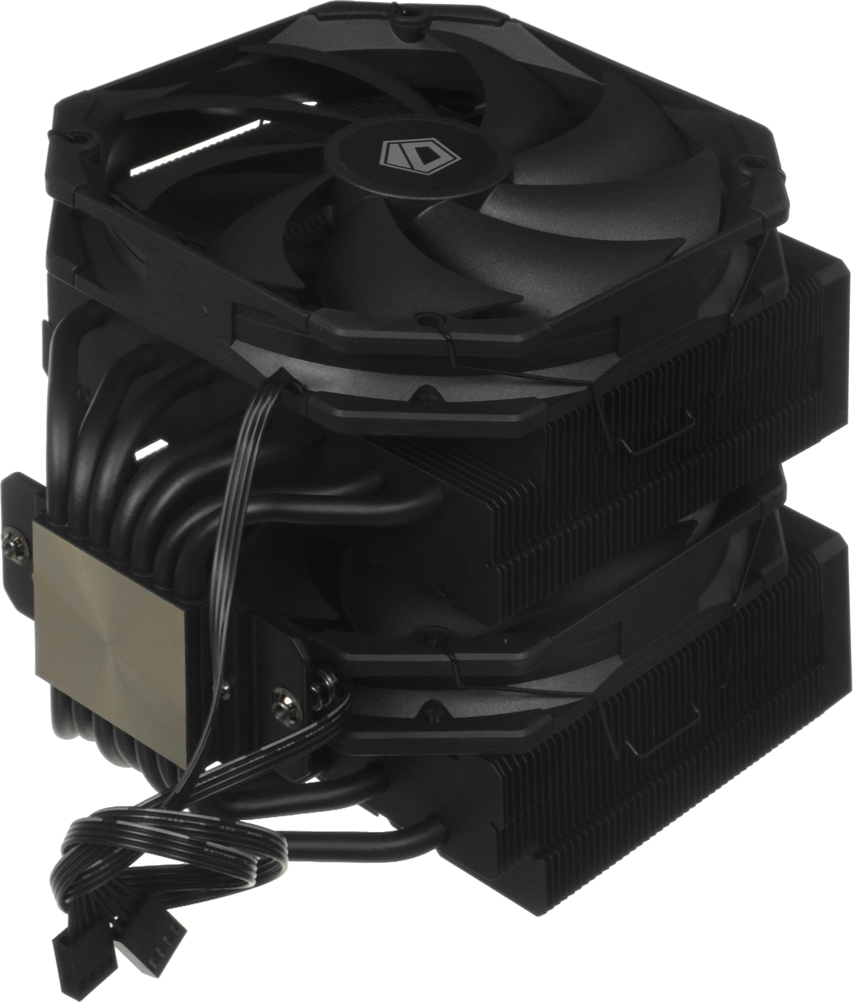 Устройство охлаждения(кулер) ID-Cooling Frozn A720 Soc-AM5/AM4/1200/1700/1851 черный 4-pin 33.5dB Al+Cu 300W 1300gr Ret (FROZN A720 BLACK) — миниатюра 2