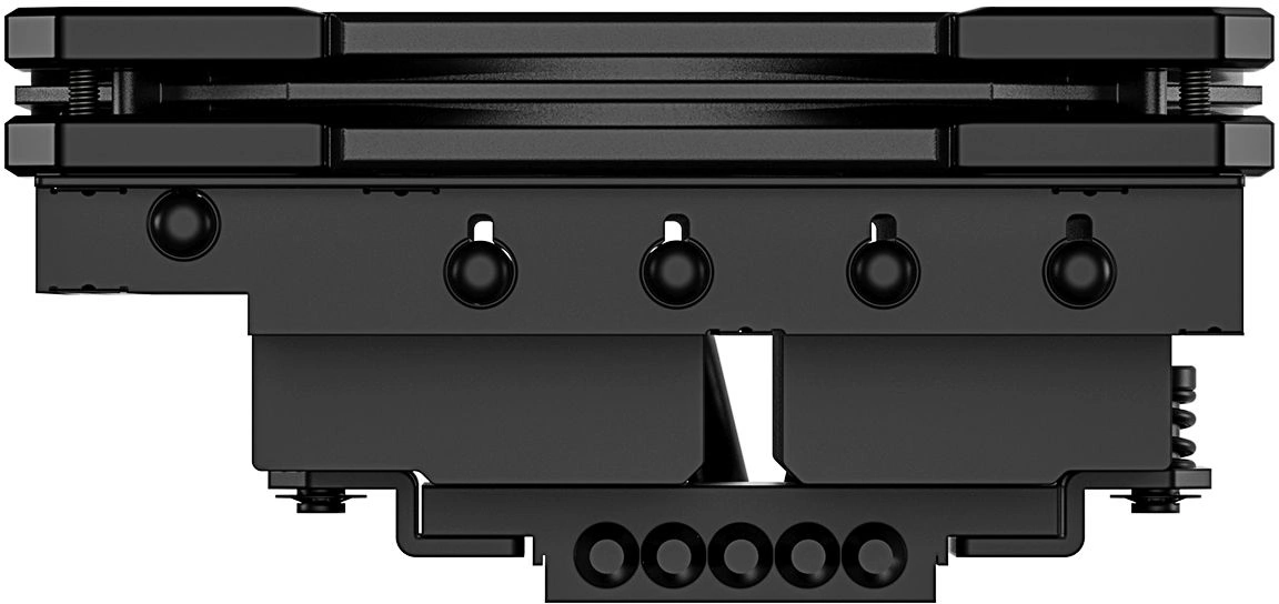 Устройство охлаждения(кулер) ID-Cooling IS-55 Soc-AM5/AM4/1200/1700/1851 черный 4-pin 31.2-31.2dB Al+Cu 125W 450gr Ret (IS-55 BLACK) — миниатюра 2