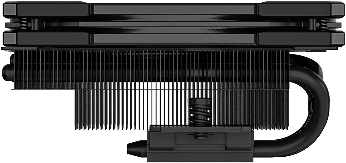 Устройство охлаждения(кулер) ID-Cooling IS-55 Soc-AM5/AM4/1200/1700/1851 черный 4-pin 31.2-31.2dB Al+Cu 125W 450gr Ret (IS-55 BLACK) — миниатюра 3