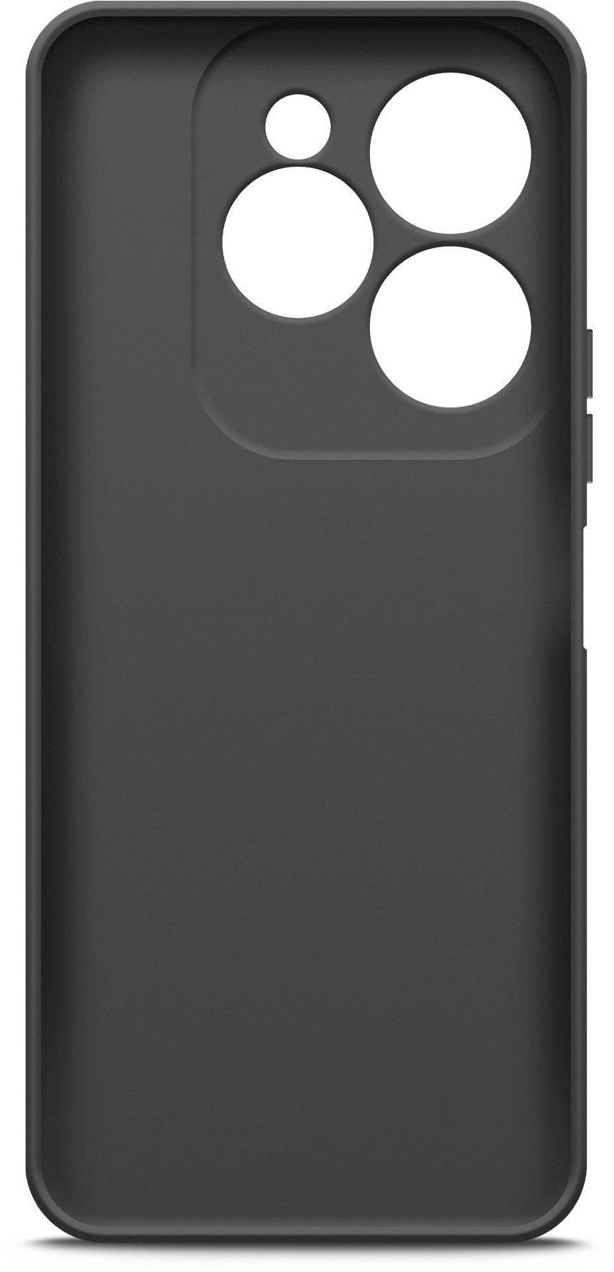 Чехол (клип-кейс) BoraSCO для Infinix Hot 40 Silicone Case черный (72732) — миниатюра 2