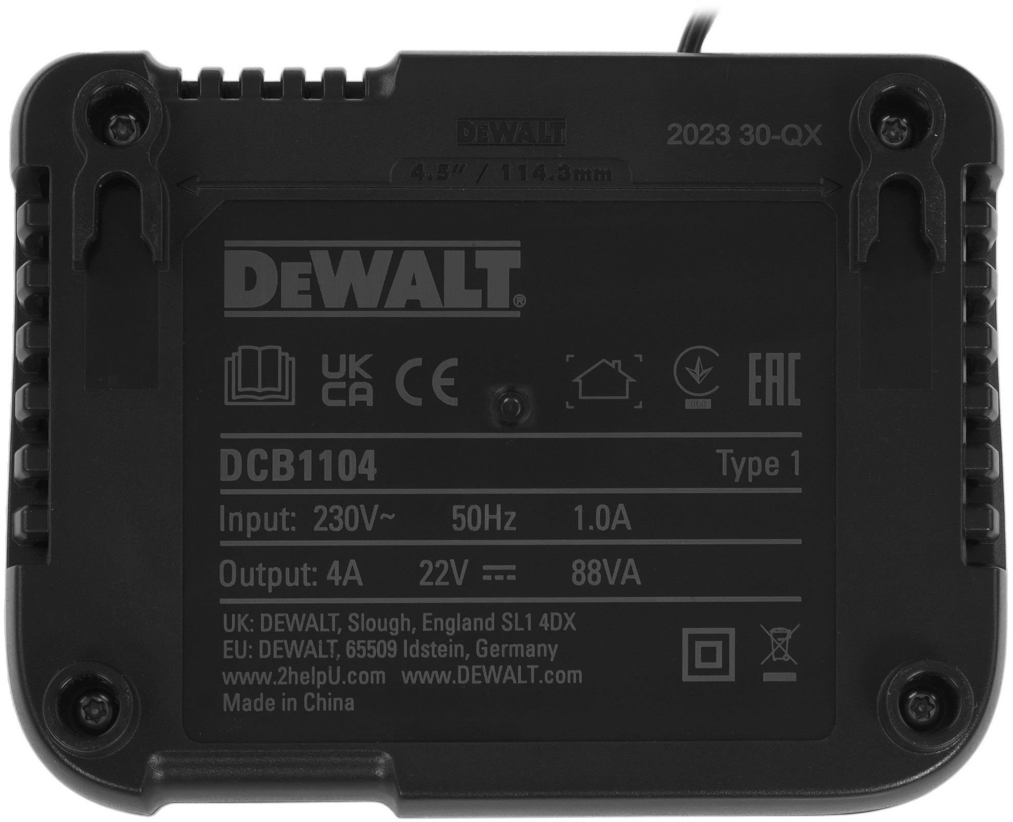 Батарея аккумуляторная DeWalt DCB1104P2 18В 5Ач Li-Ion (З/У в компл.) — миниатюра 7