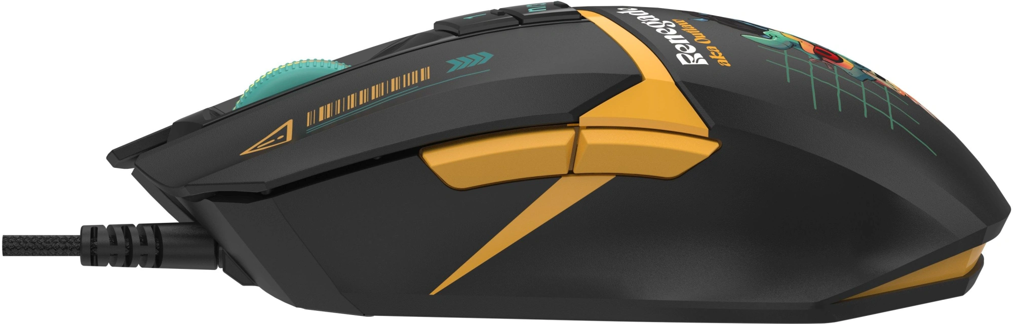 Мышь A4Tech Bloody W63 Max Renegade черный/рисунок оптическая 12000dpi USB (W63 MAX) — миниатюра 5