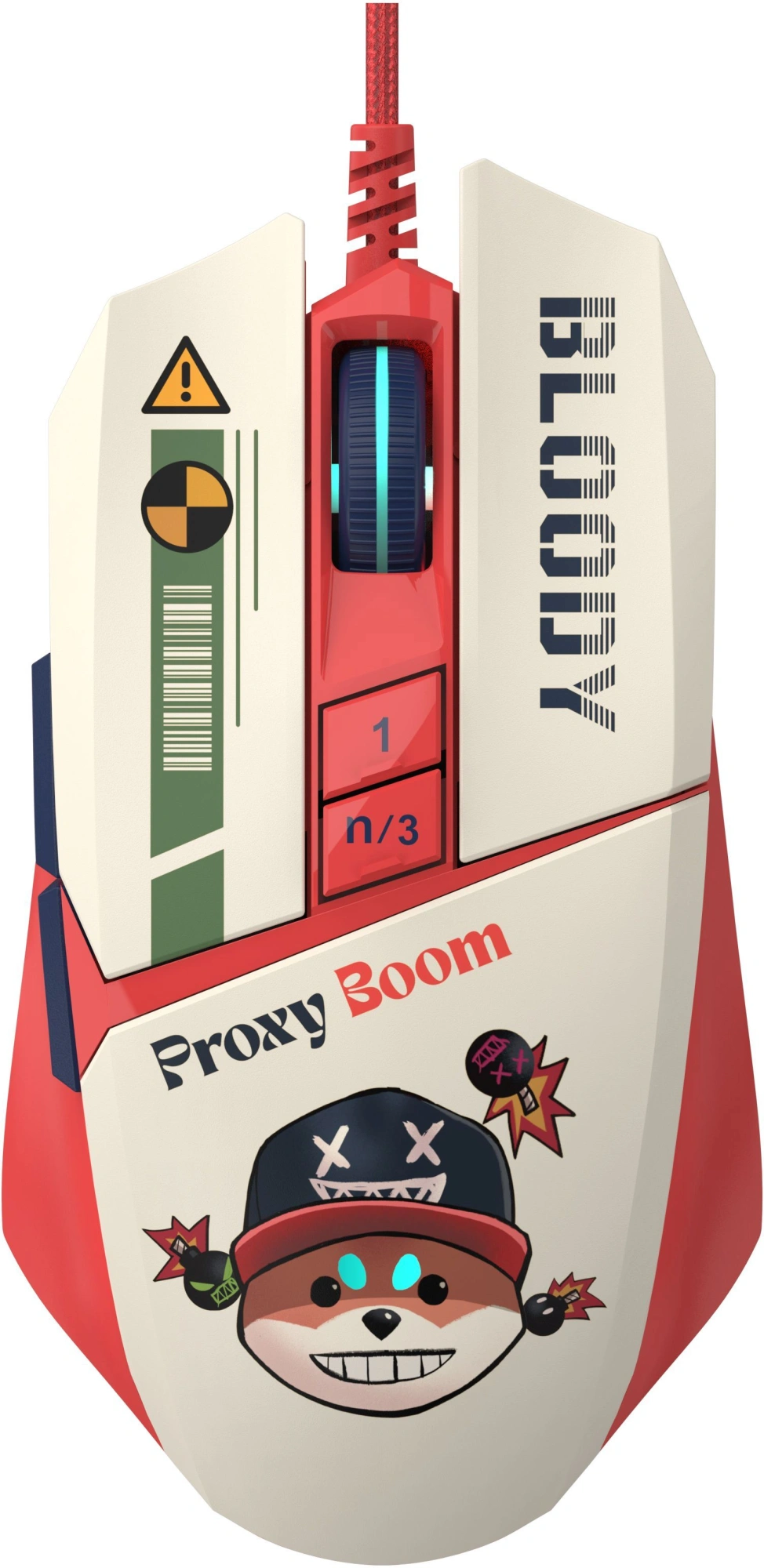 Мышь A4Tech Bloody W63 Max Proxy Boom рисунок оптическая 12000dpi USB — фото 1