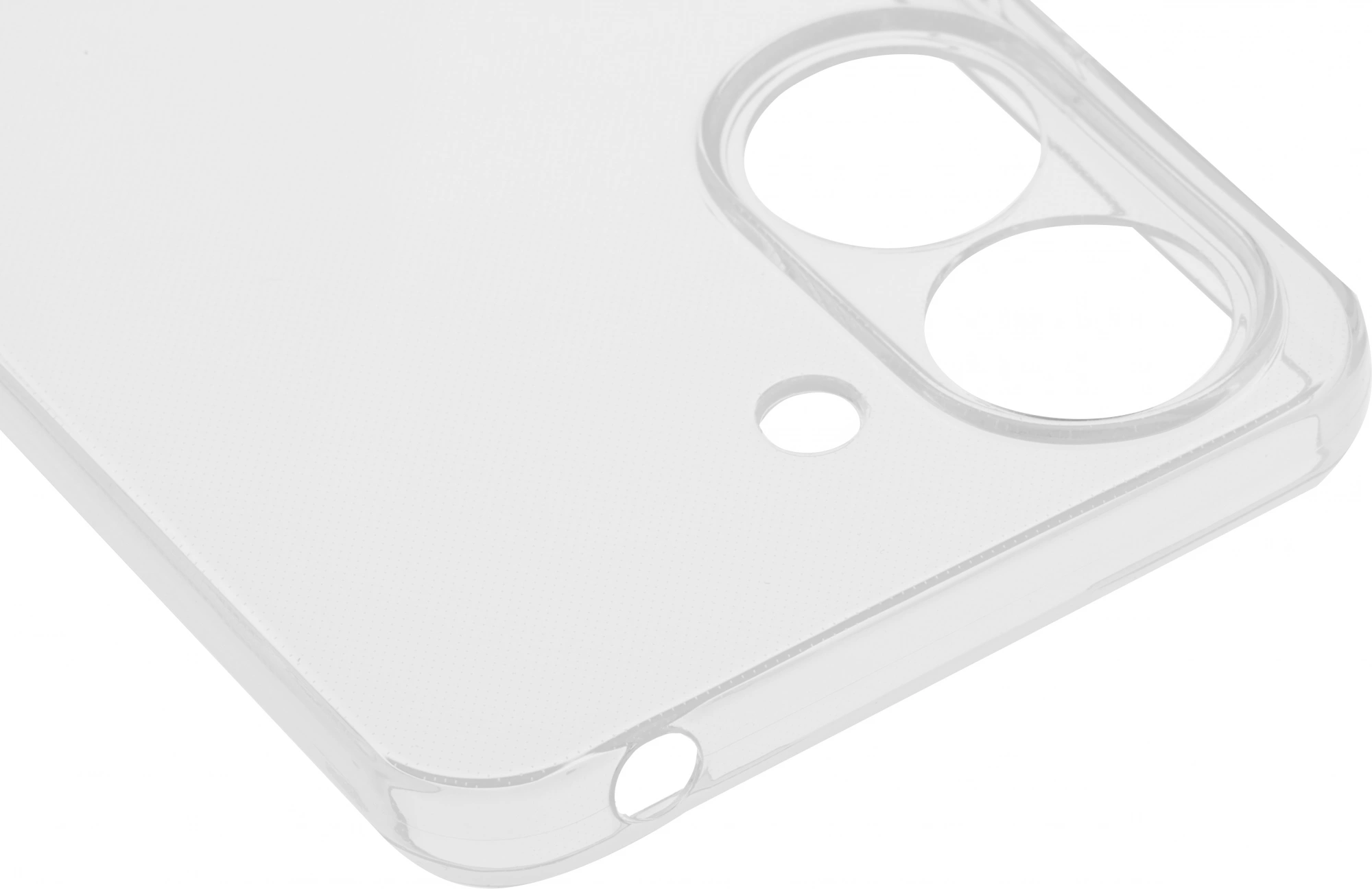 Чехол (клип-кейс) BoraSCO для Xiaomi Redmi 13C Silicone Case прозрачный (72840) — миниатюра 6