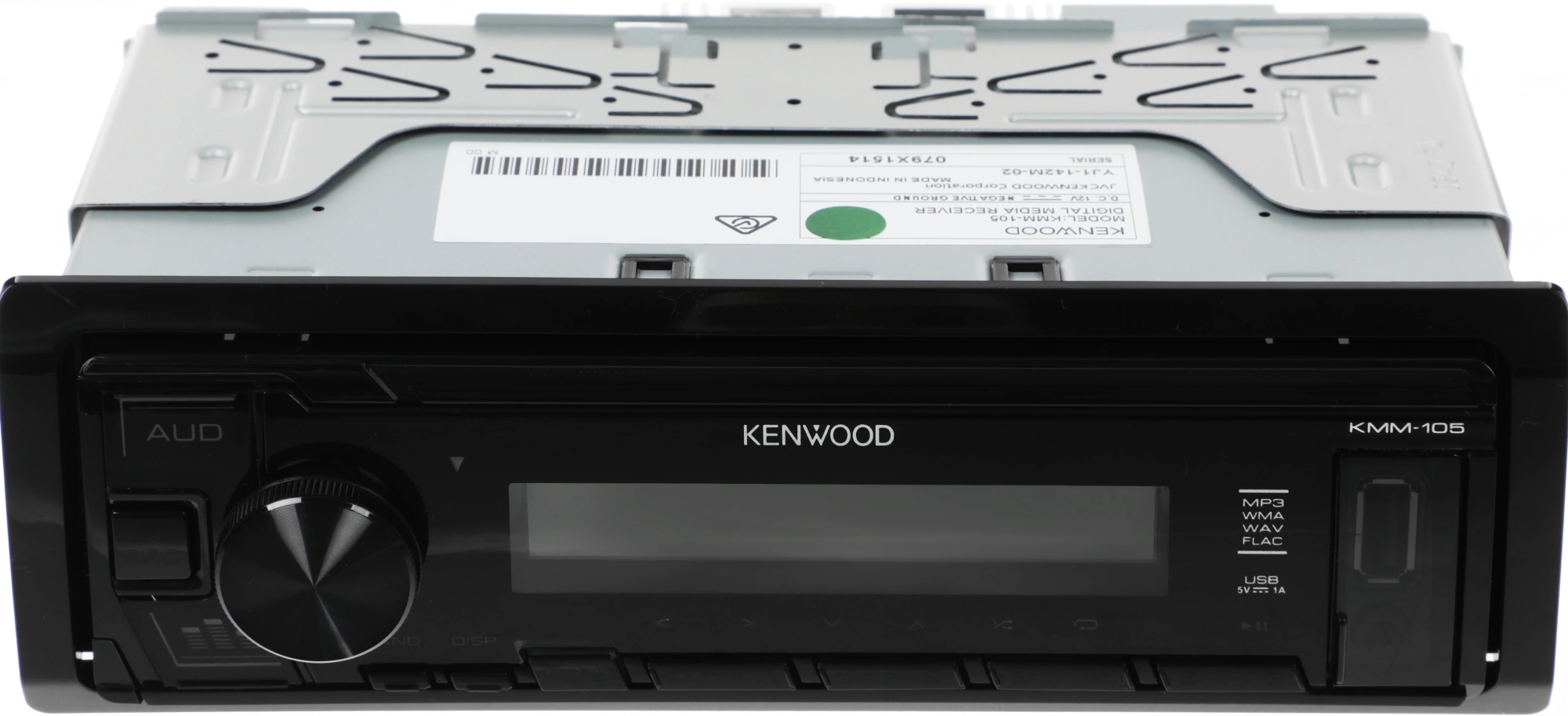 Автомагнитола Kenwood KMM-105 1DIN 4x50Вт USB 2.0 AUX 1 RDS — миниатюра 2
