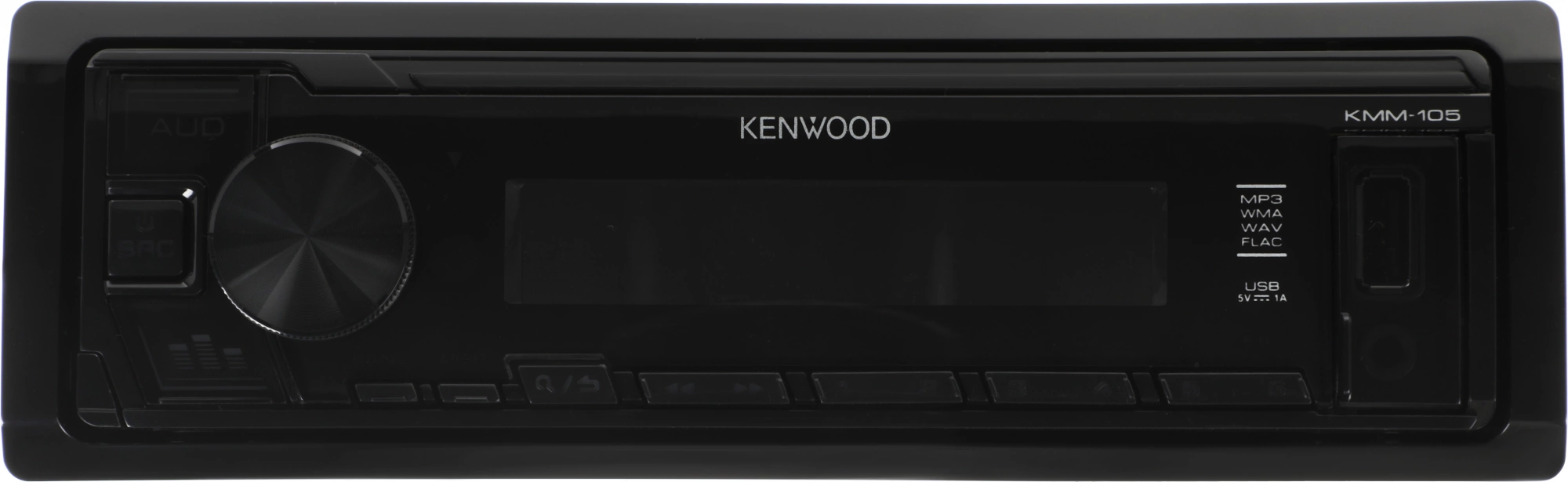 Автомагнитола Kenwood KMM-105 1DIN 4x50Вт USB 2.0 AUX 1 RDS — миниатюра 3
