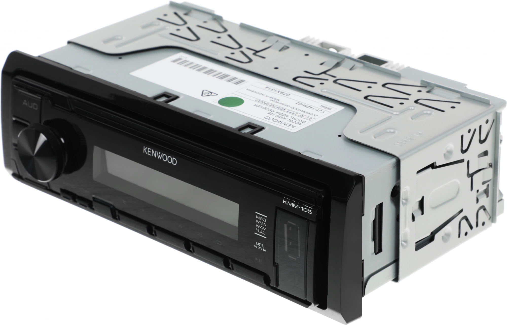 Автомагнитола Kenwood KMM-105 1DIN 4x50Вт USB 2.0 AUX 1 RDS — миниатюра 4