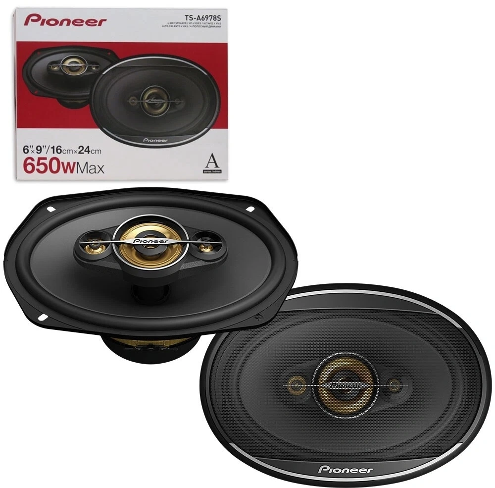 Колонки автомобильные Pioneer TS-A6978S 650Вт 92дБ 4Ом 15x23см (6x9дюйм) (ком.:2кол.) коаксиальные четырехполосные — миниатюра 4