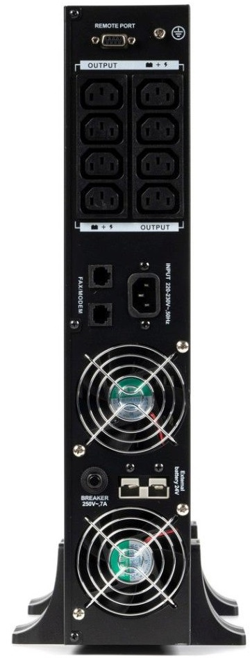 Источник бесперебойного питания Бастион Rapan-UPS 1000-Rack-IN-2X9-E 700Вт 1000ВА черный — миниатюра 7
