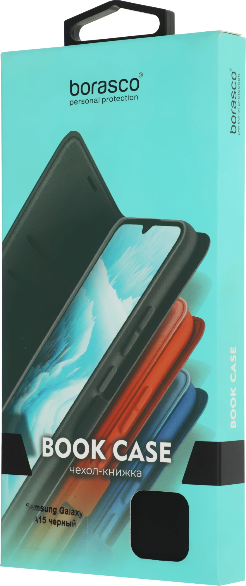 Чехол (флип-кейс) BoraSCO для Samsung Galaxy A15 Book Case черный (72865) — миниатюра 3