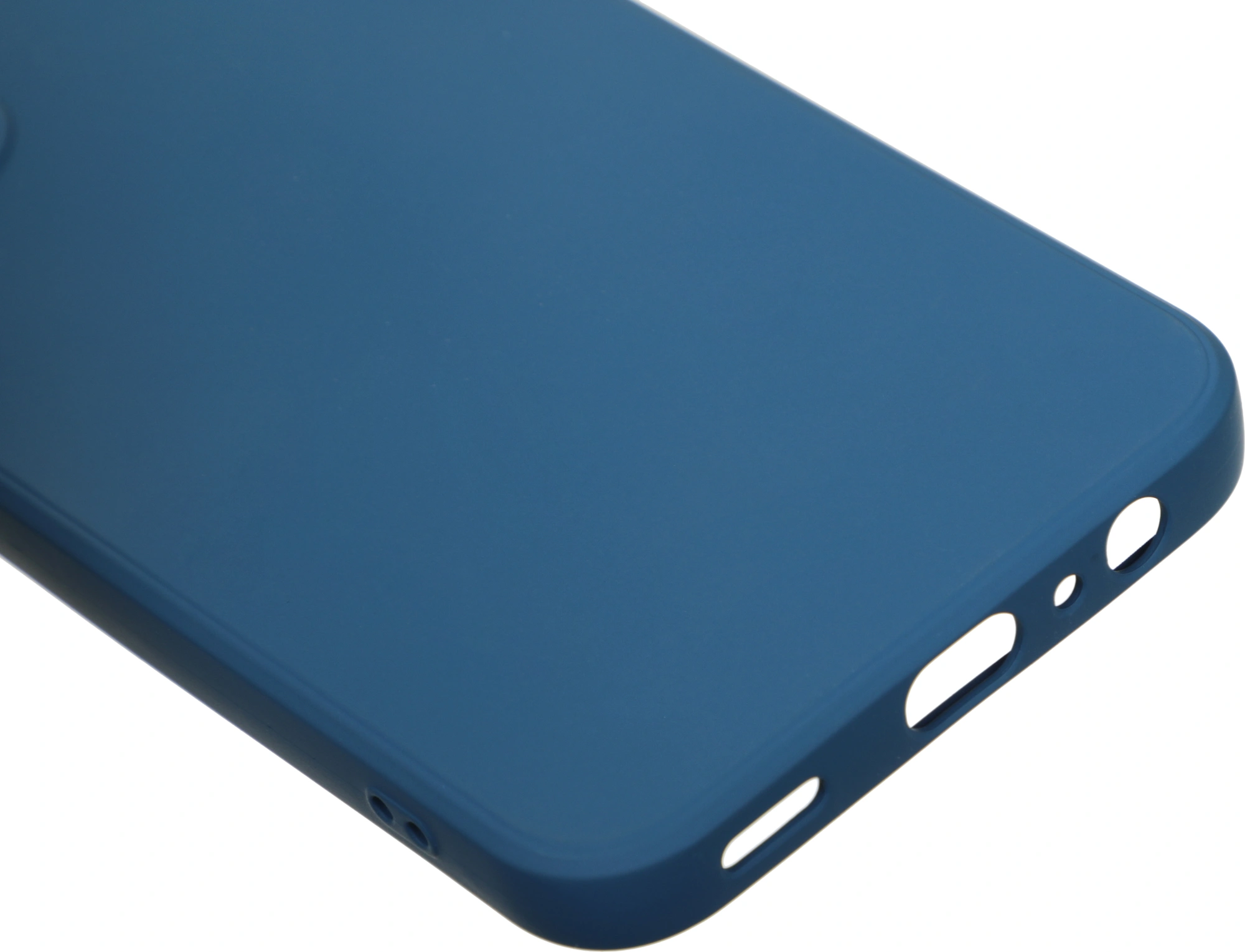 Чехол (клип-кейс) BoraSCO для Samsung Galaxy A15 Microfiber Case синий (72893) — миниатюра 4