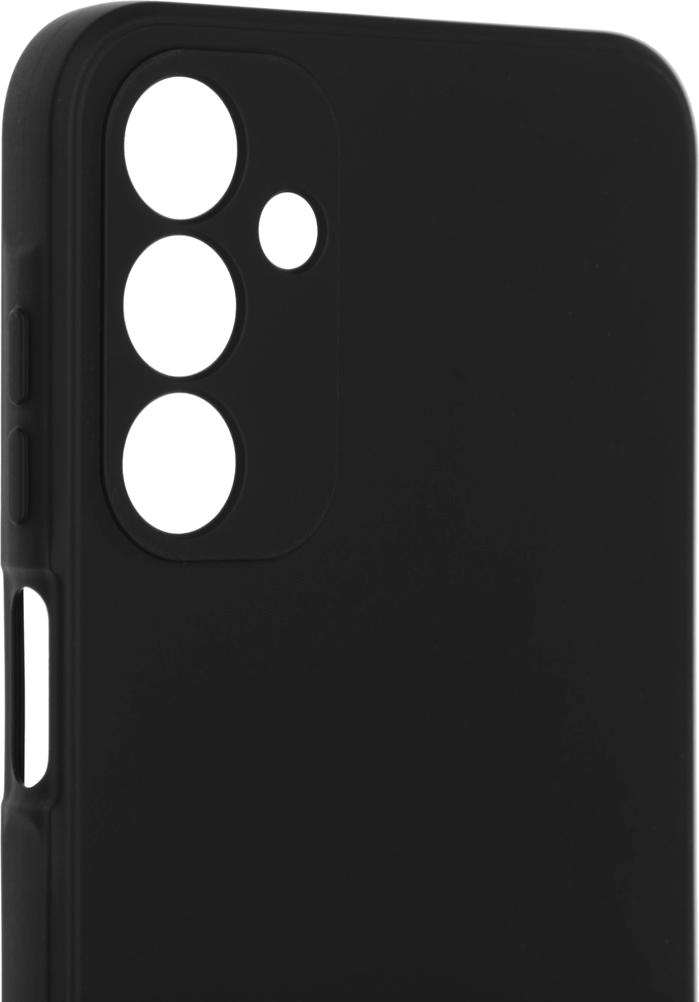 Чехол (клип-кейс) BoraSCO для Samsung Galaxy A15 Microfiber Case черный (72894) — миниатюра 4