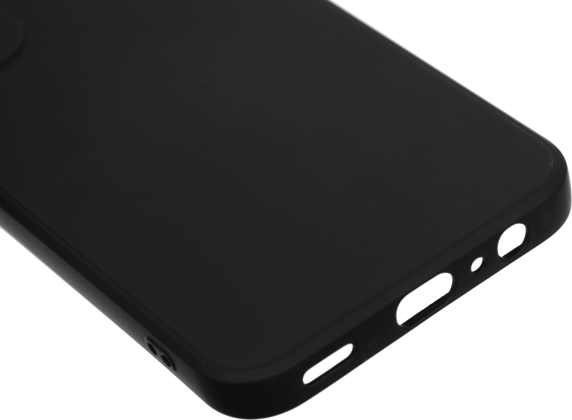 Чехол (клип-кейс) BoraSCO для Samsung Galaxy A15 Microfiber Case черный (72894) — миниатюра 5