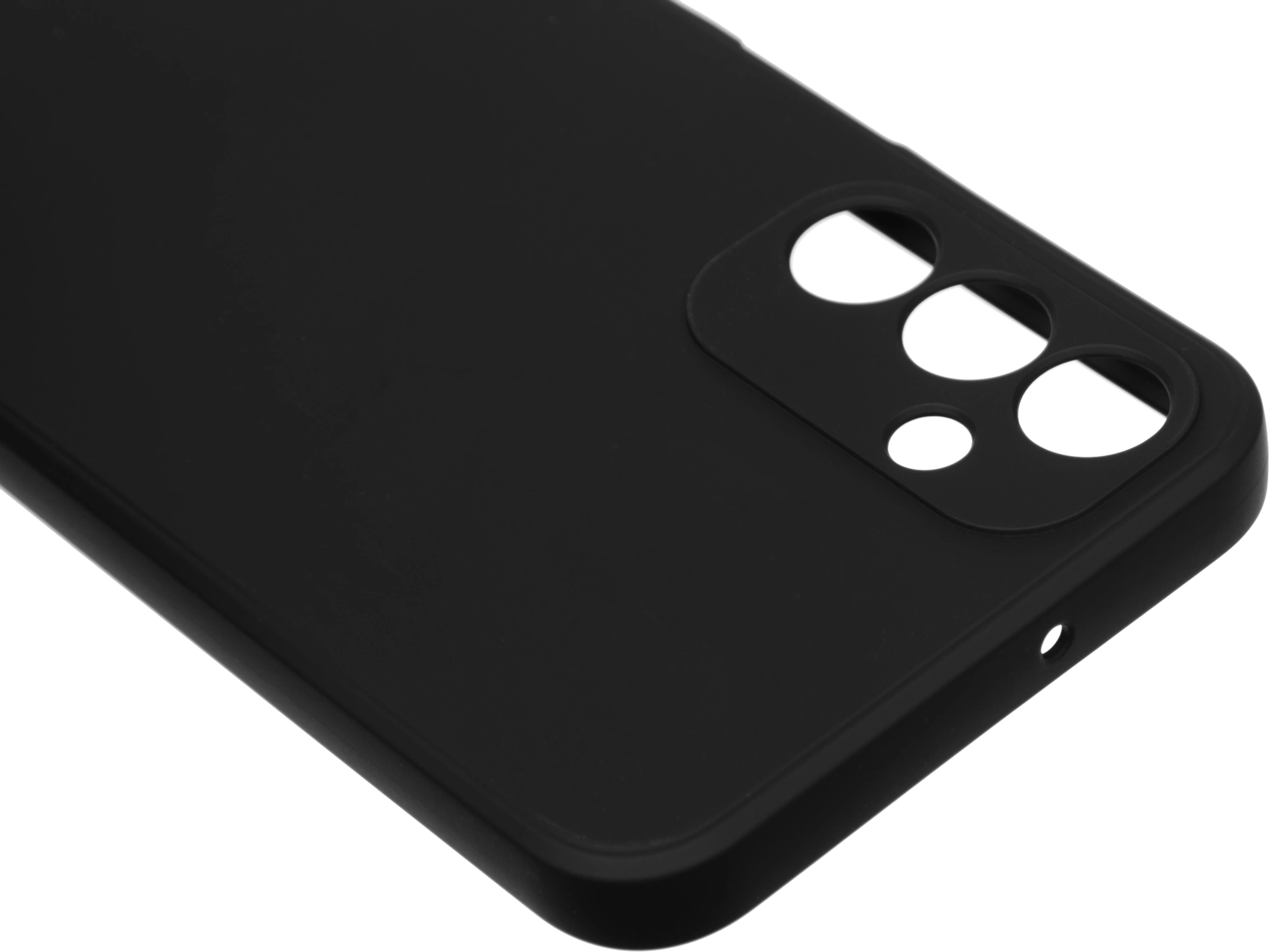 Чехол (клип-кейс) BoraSCO для Samsung Galaxy A15 Microfiber Case черный (72894) — миниатюра 7