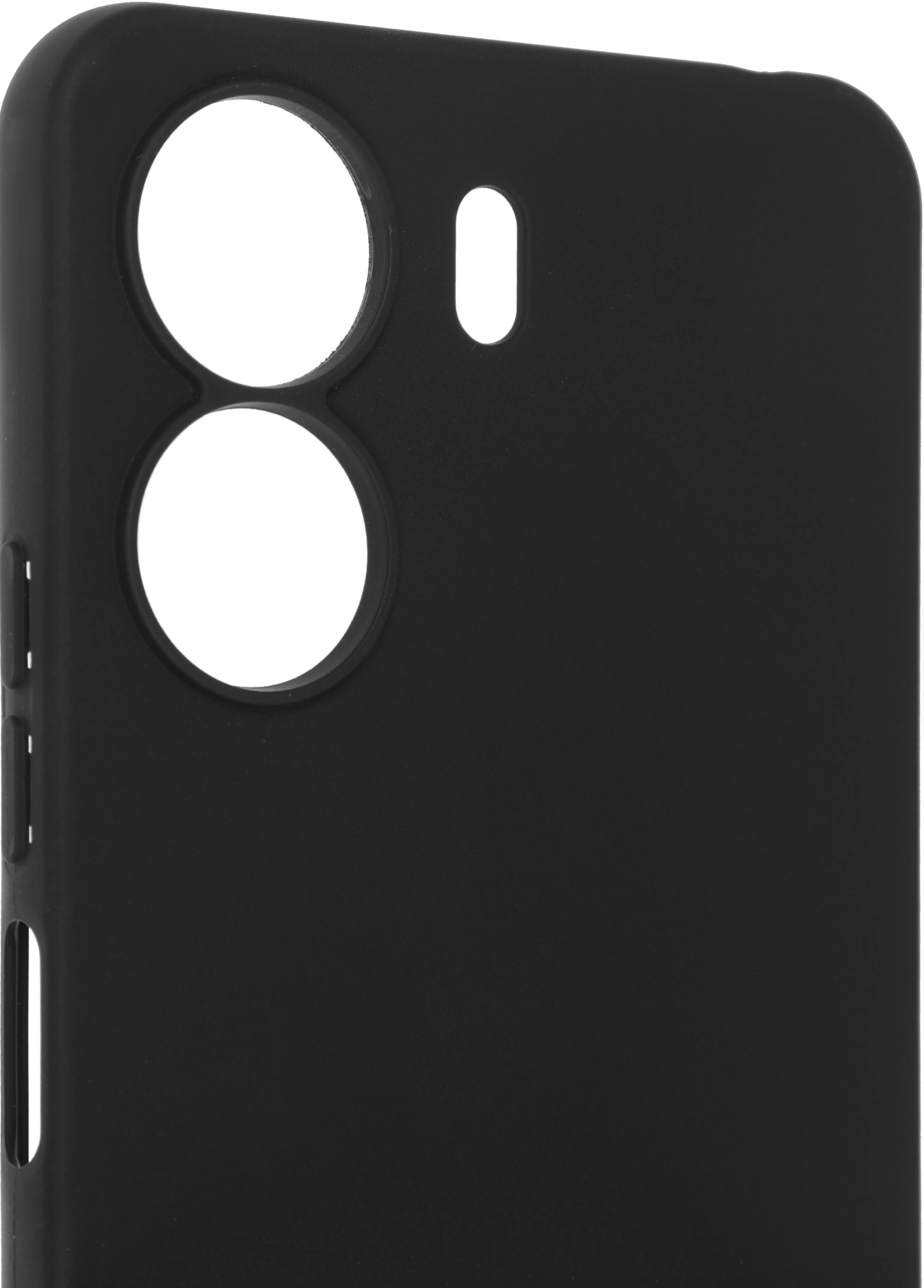 Чехол (клип-кейс) BoraSCO для Xiaomi Redmi 13C Silicone Case черный (72839) — миниатюра 3