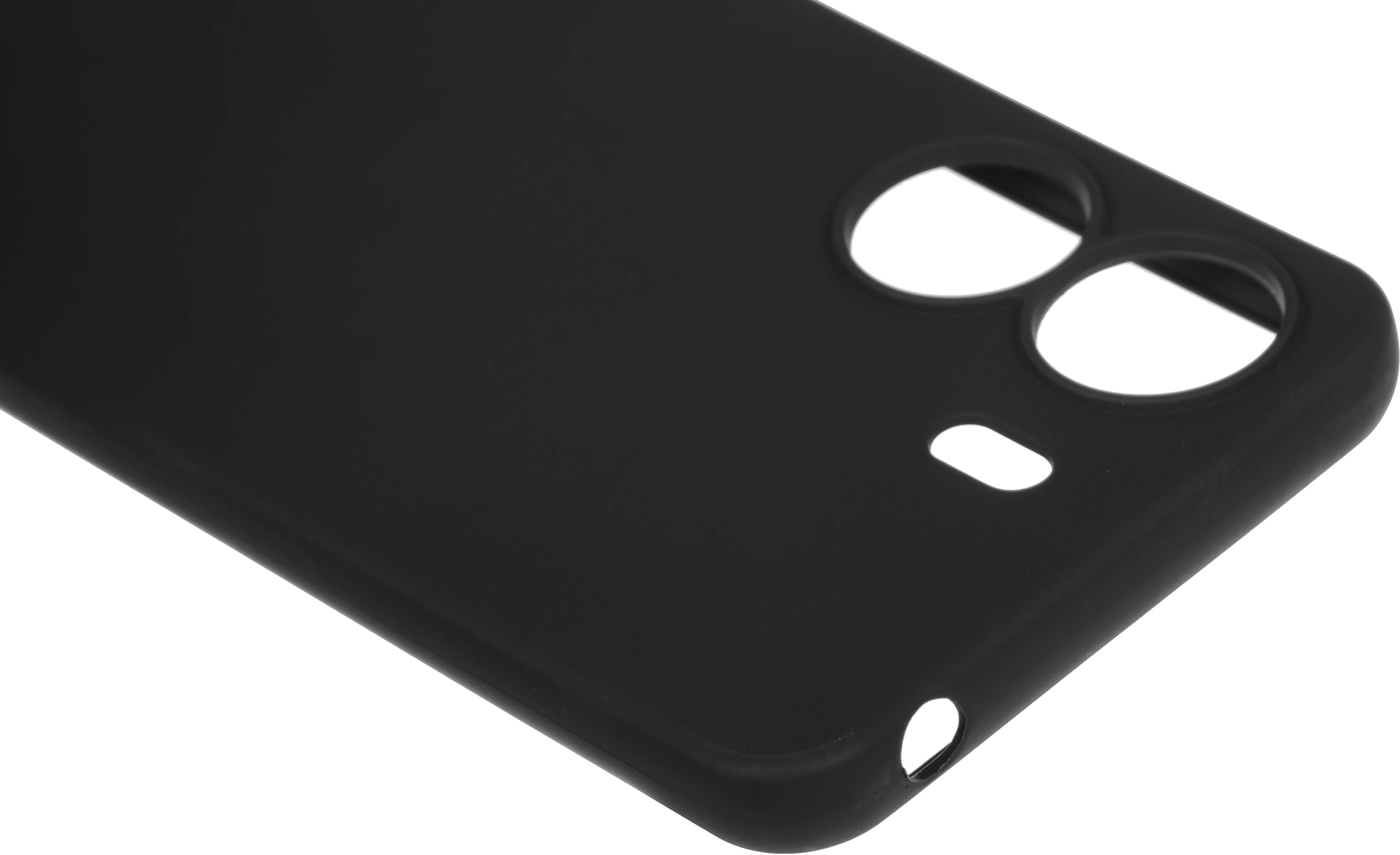 Чехол (клип-кейс) BoraSCO для Xiaomi Redmi 13C Silicone Case черный (72839) — миниатюра 6