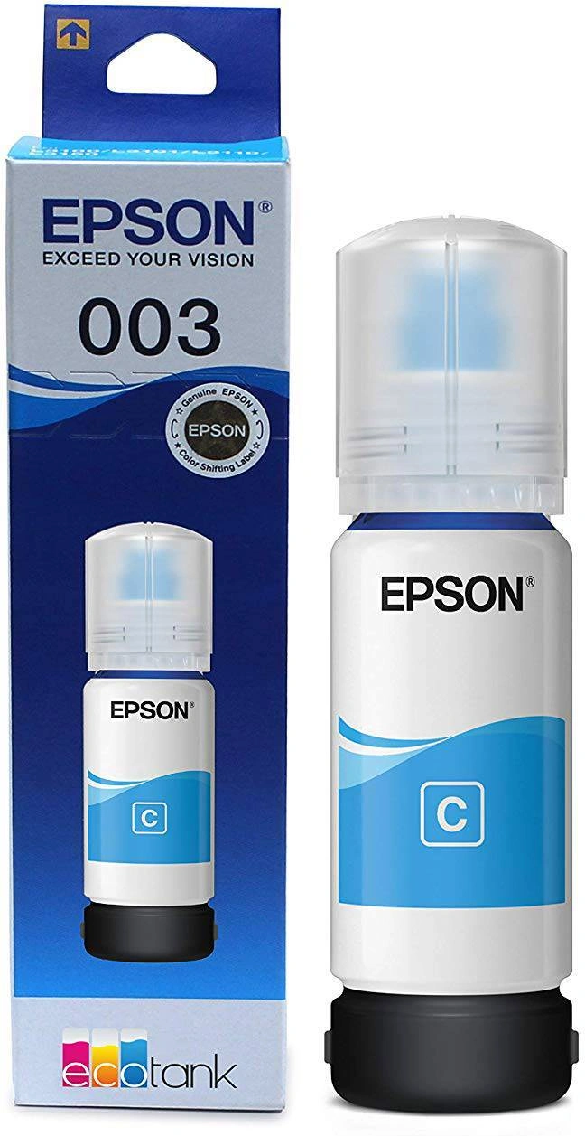 Чернила Epson 003 C13T00V298 голубой 65мл для Epson L3210/L3216/L3218 — миниатюра 2