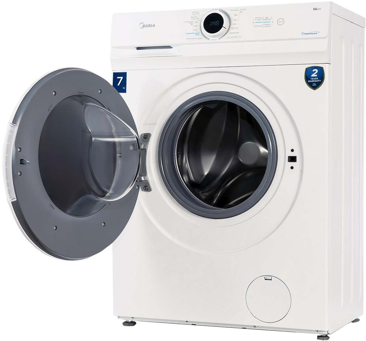 Стиральная машина Midea MF100W70/W класс: A загр.фронтальная макс.:7кг белый — миниатюра 5