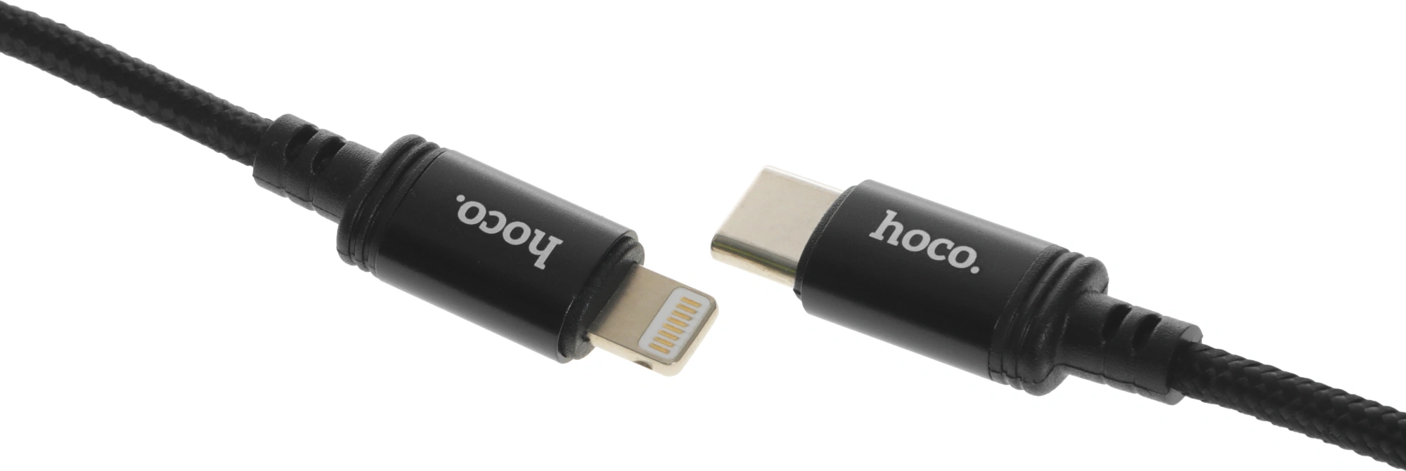 Кабель Hoco X89 Wind iP USB Type-C (m)-Lightning (m) 1м черный коробка — миниатюра 9