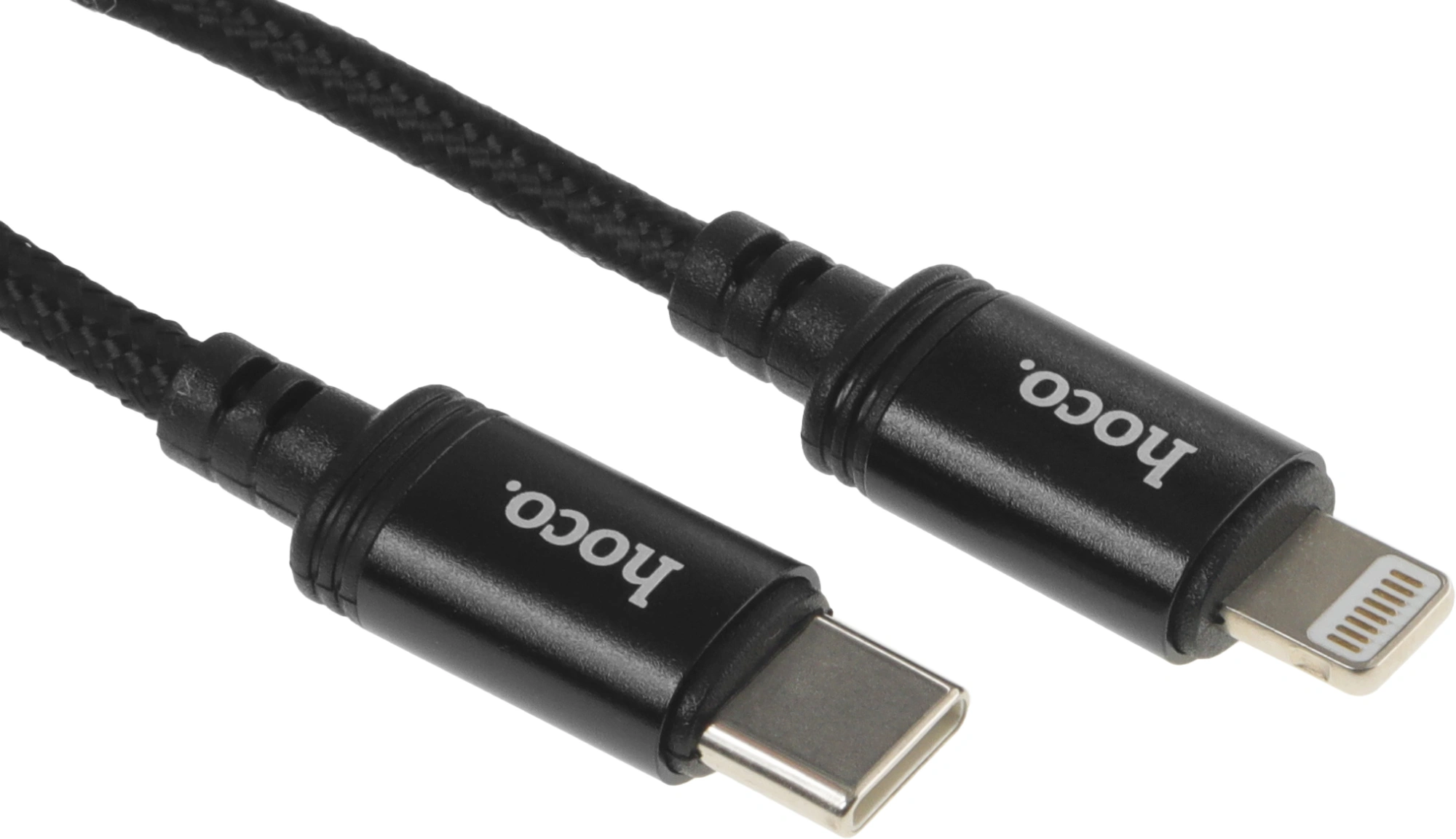 Кабель Hoco X89 Wind iP USB Type-C (m)-Lightning (m) 1м черный коробка — миниатюра 10