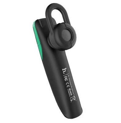 Гарнитура накладные Hoco E1 черный беспроводные bluetooth крепление за ухом — миниатюра 2