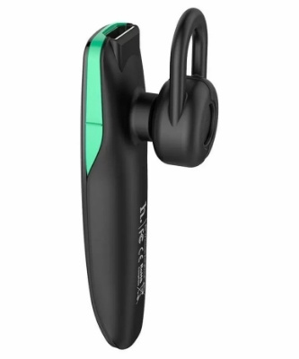 Гарнитура накладные Hoco E1 черный беспроводные bluetooth крепление за ухом — миниатюра 4