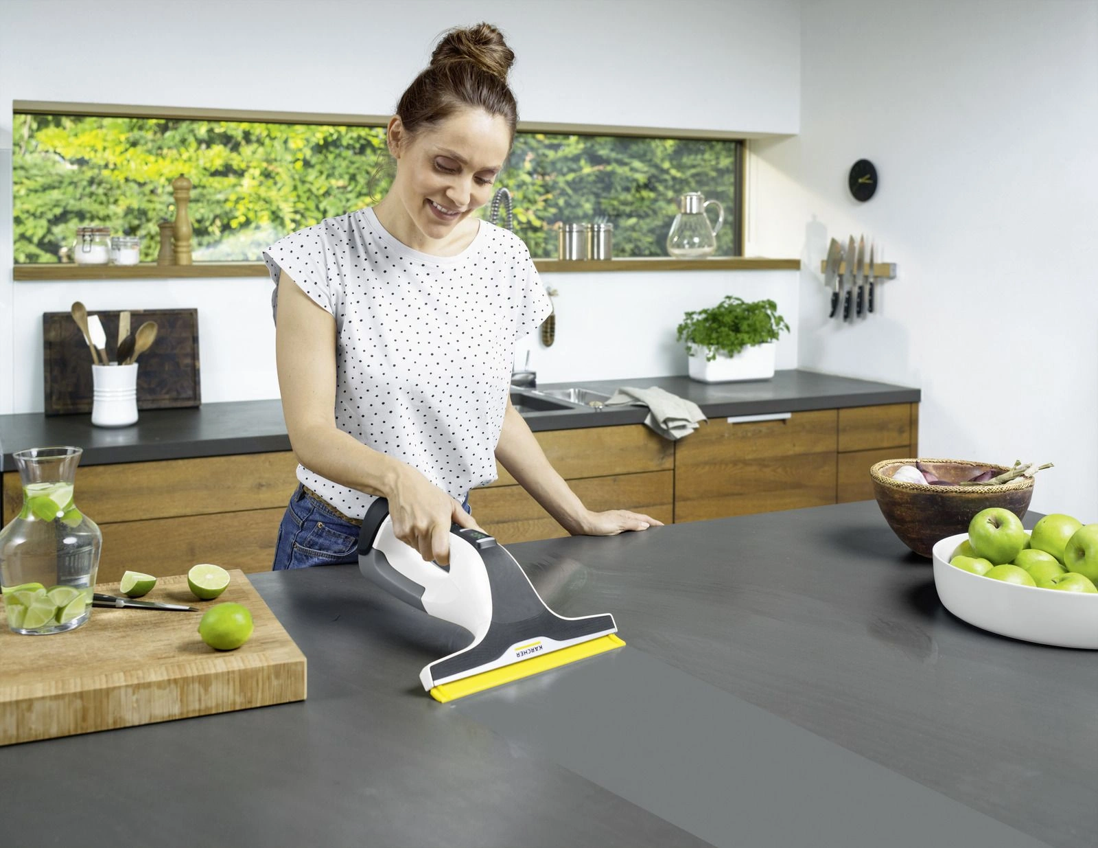 Мойщик окон Karcher WV 6 Plus шир.скреб.:280мм пит.:от аккум. белый — миниатюра 9
