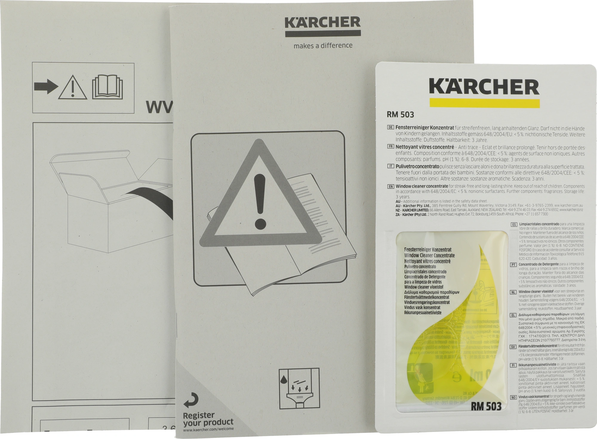Мойщик окон Karcher WV 6 Plus Multi Edition шир.скреб.:280мм пит.:от аккум. черный — миниатюра 12