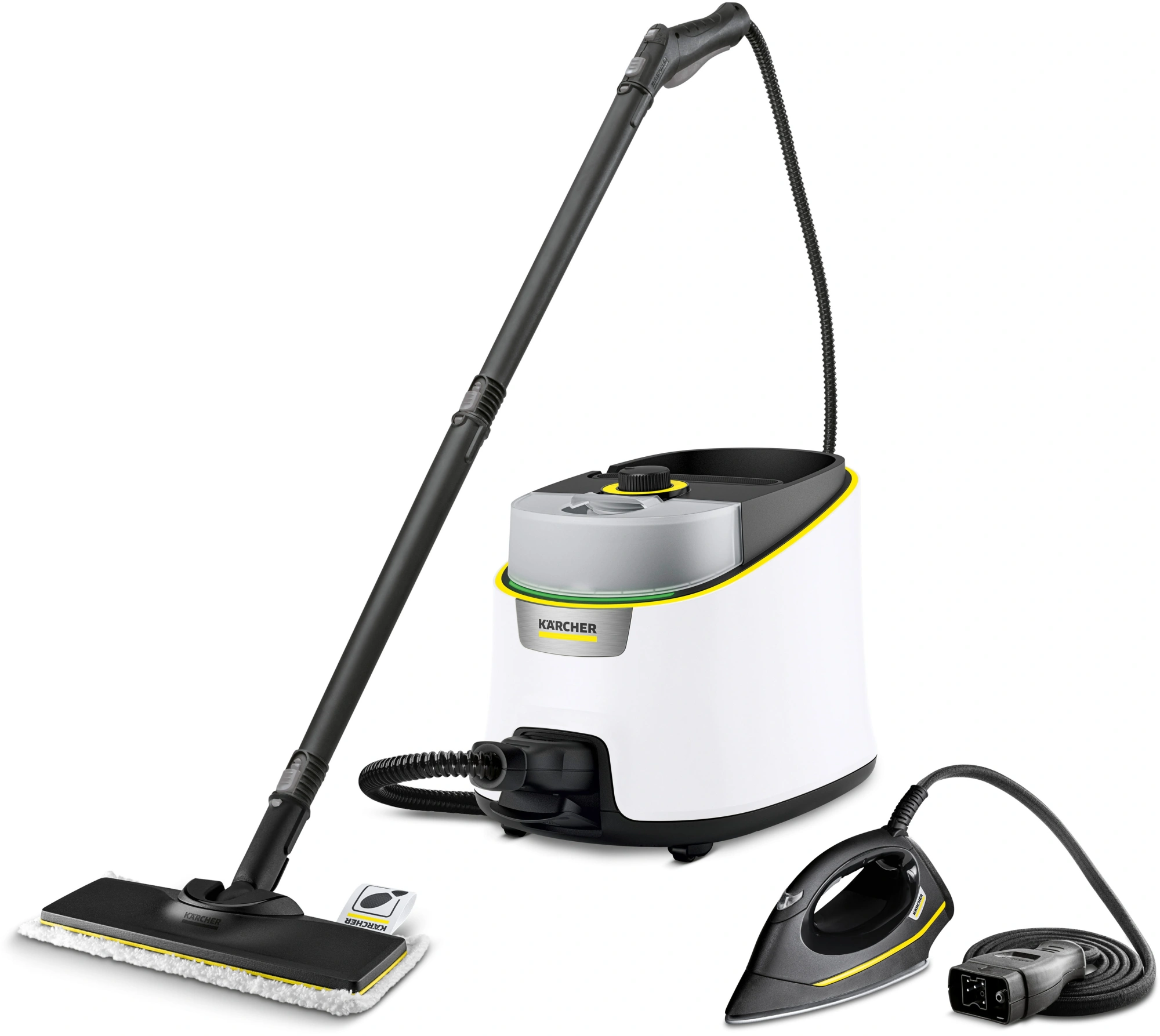 Пароочиститель напольный Karcher SC 4 Deluxe Iron EasyFix 2200Вт белый