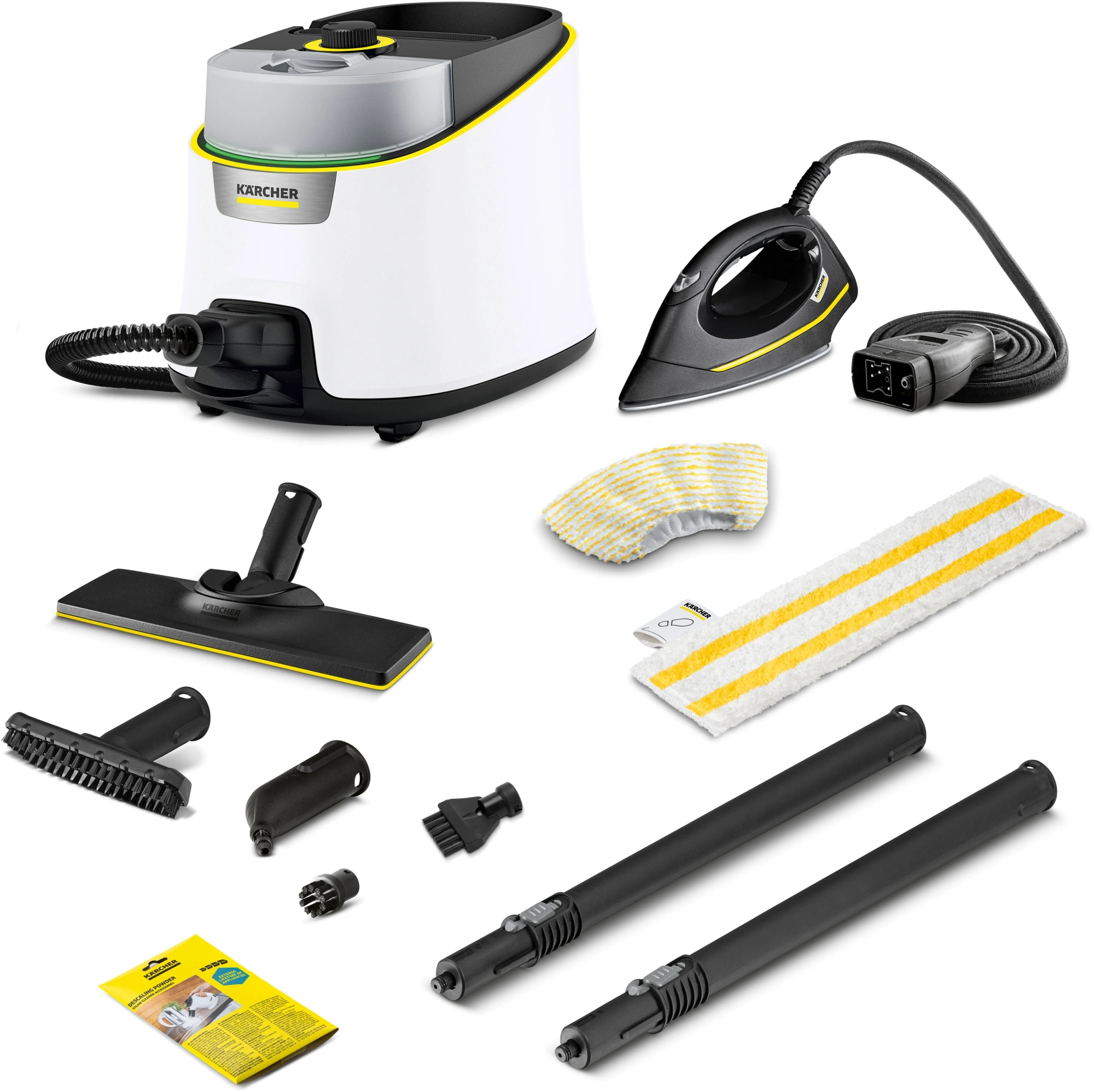 Пароочиститель напольный Karcher SC 4 Deluxe Iron EasyFix 2200Вт белый — миниатюра 2