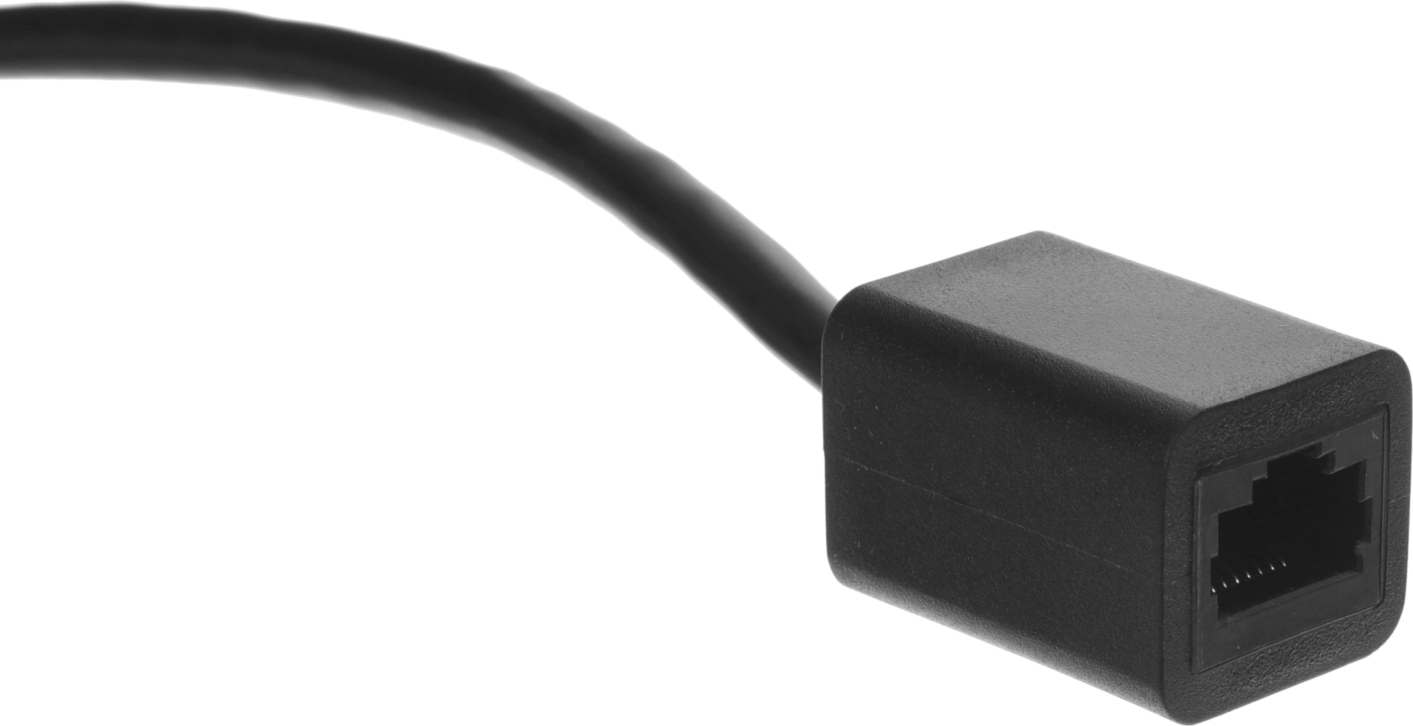 Патч-корд Buro BU-C5EXTND-2M-B UTP cat.5E 2м черный RJ-45 (m)-RJ-45 (f) — миниатюра 6