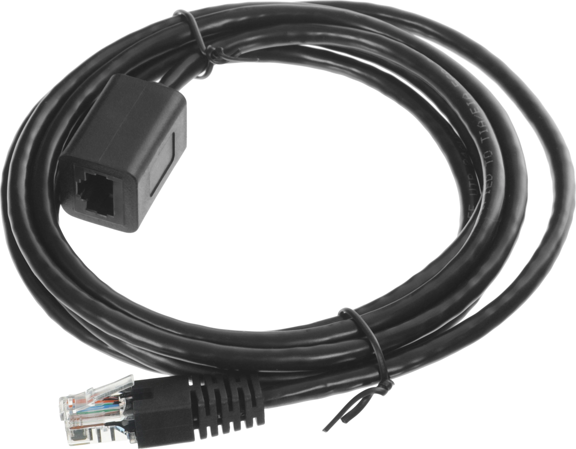 Патч-корд Buro BU-C5EXTND-2M-B UTP cat.5E 2м черный RJ-45 (m)-RJ-45 (f) — миниатюра 4