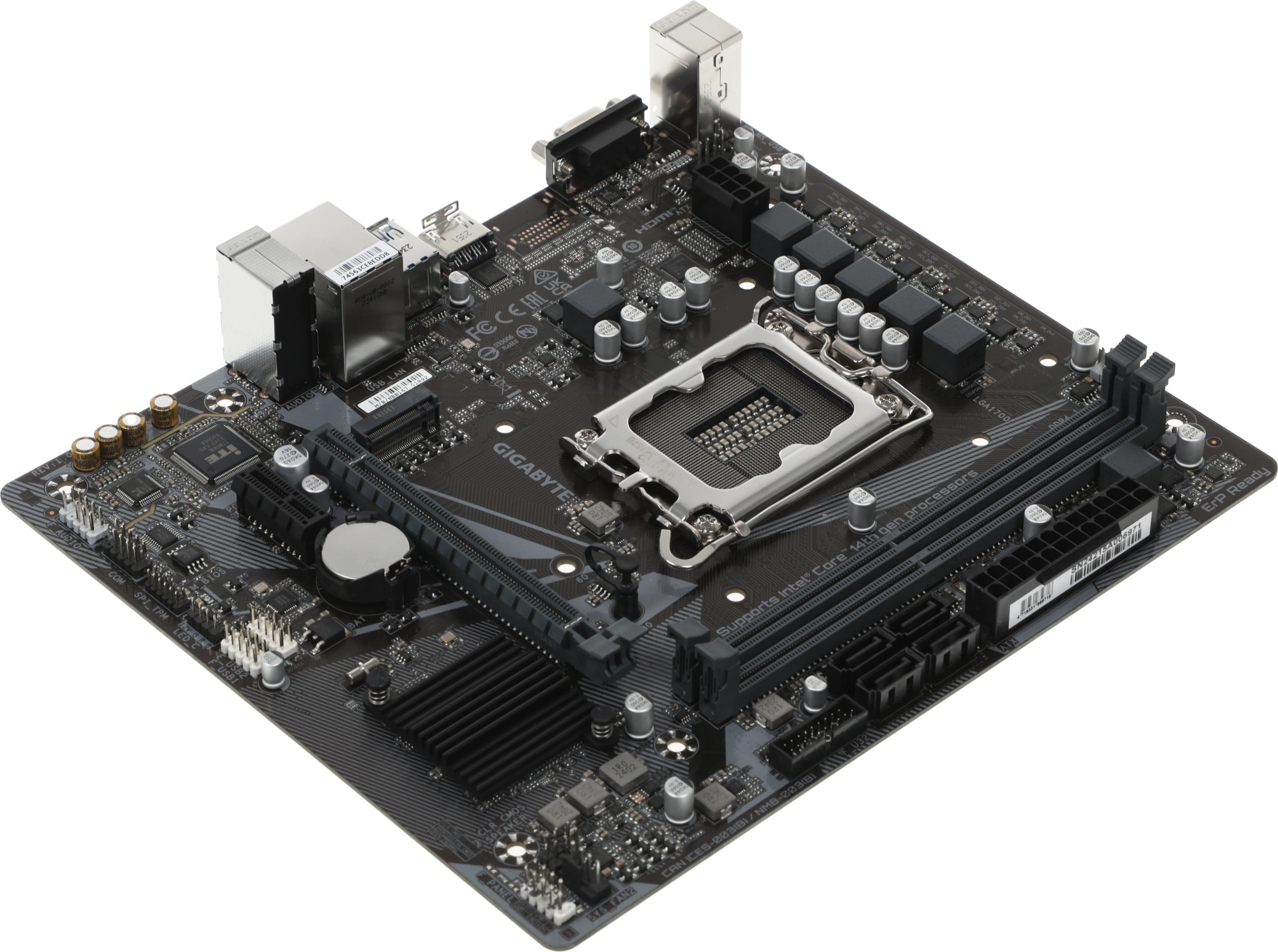Материнская плата Gigabyte H610M H V3 DDR4 Soc-1700 Intel H610 2xDDR4 mATX AC`97 8ch(7.1) GbLAN+VGA+HDMI — миниатюра 6