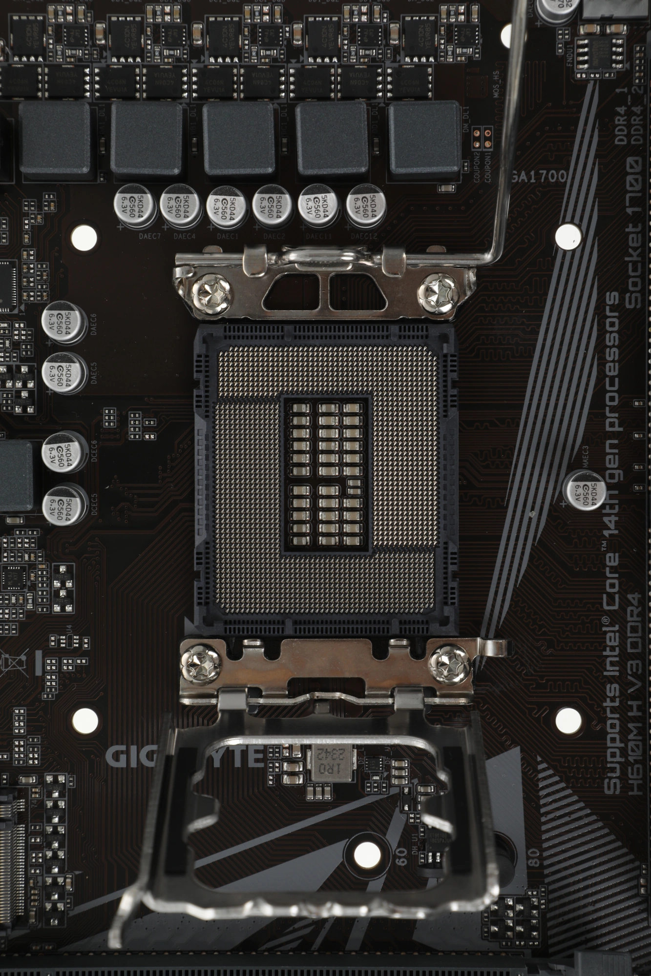 Материнская плата Gigabyte H610M H V3 DDR4 Soc-1700 Intel H610 2xDDR4 mATX AC`97 8ch(7.1) GbLAN+VGA+HDMI — миниатюра 4